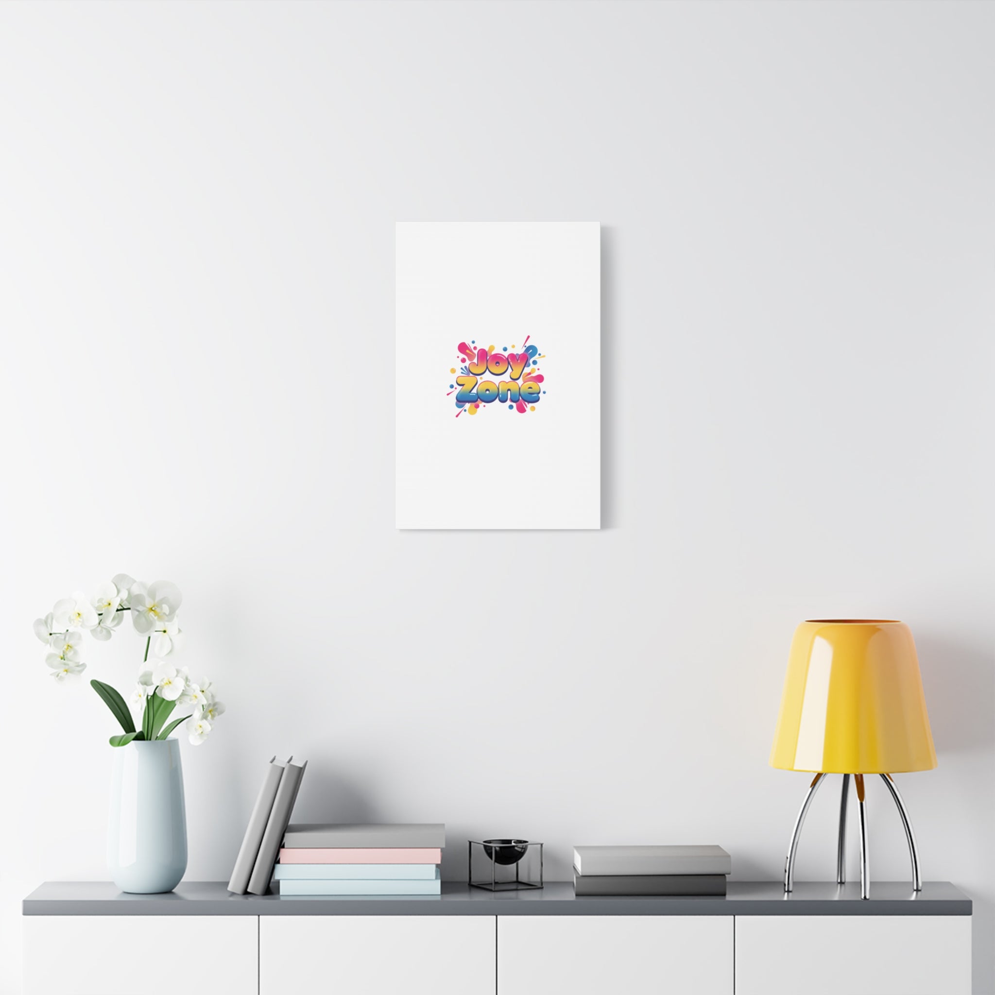 Joy Zone Canvas | Dopamine Decor, Neon Gradient Squishy Art