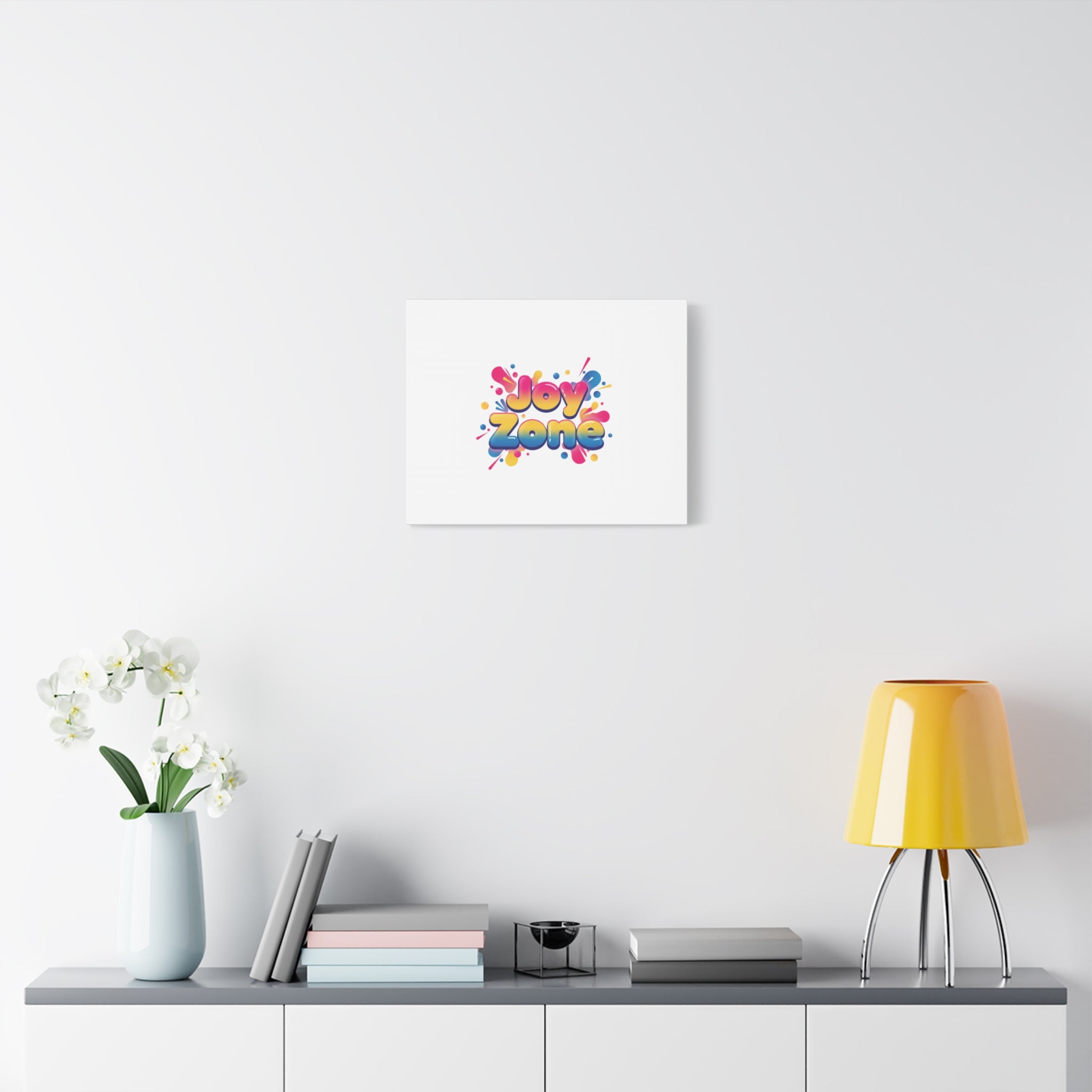 Joy Zone Canvas | Dopamine Decor, Neon Gradient Squishy Art