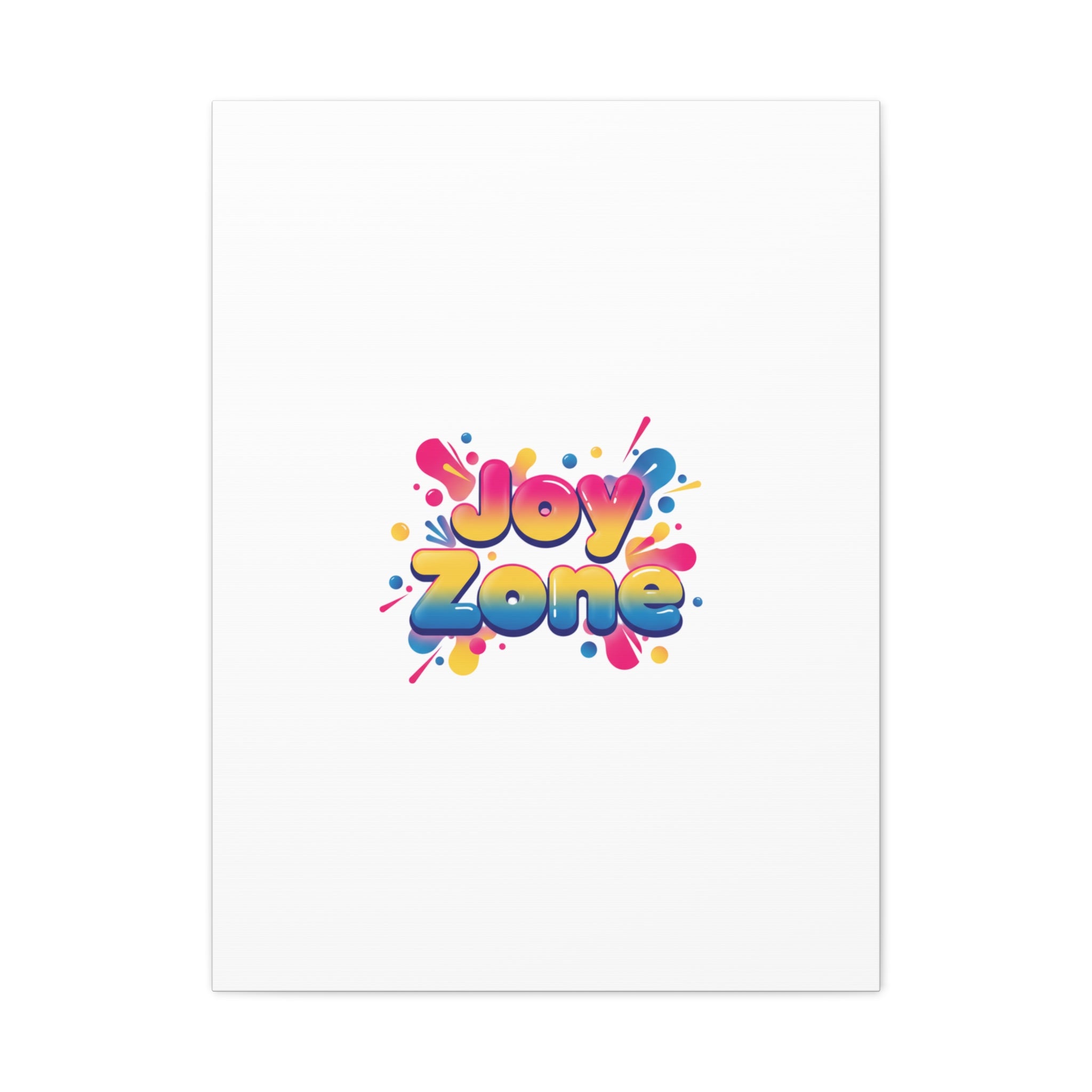 Joy Zone Canvas | Dopamine Decor, Neon Gradient Squishy Art