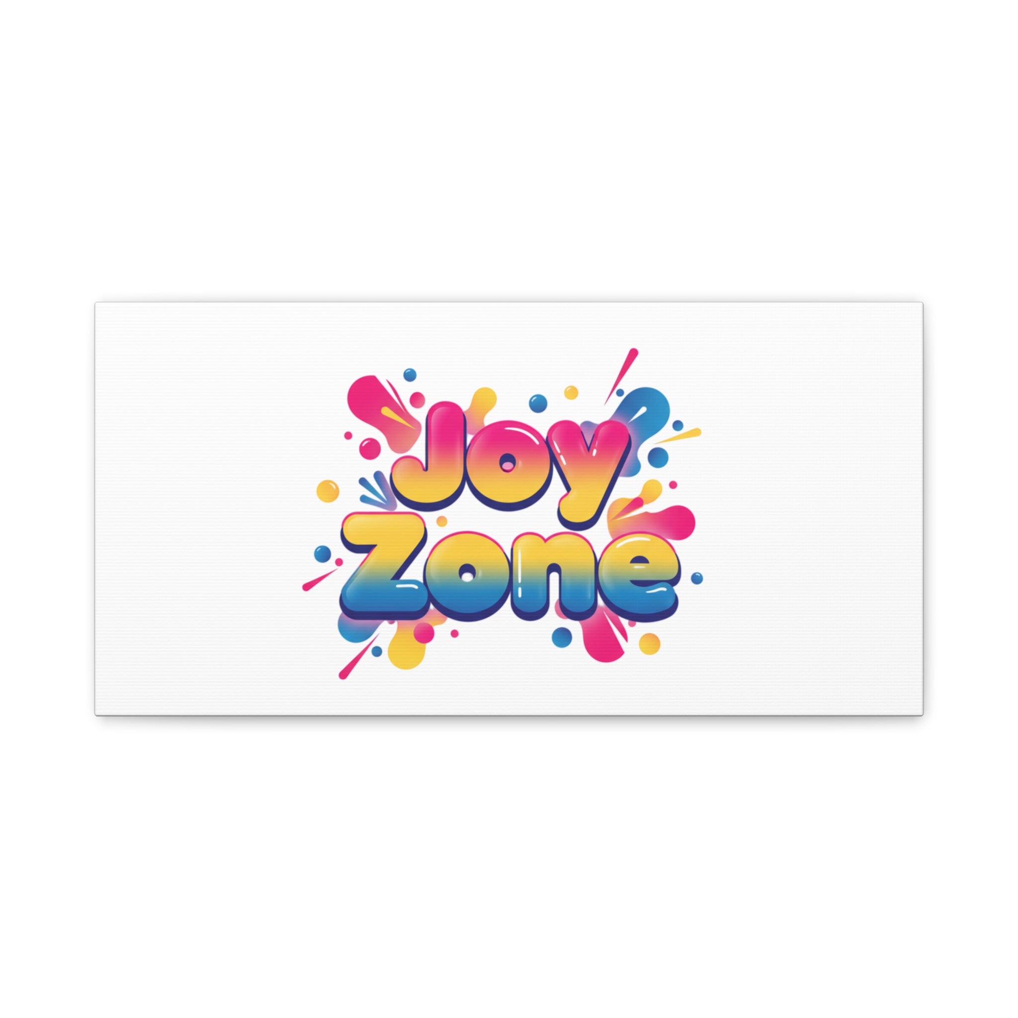 Joy Zone Canvas | Dopamine Decor, Neon Gradient Squishy Art