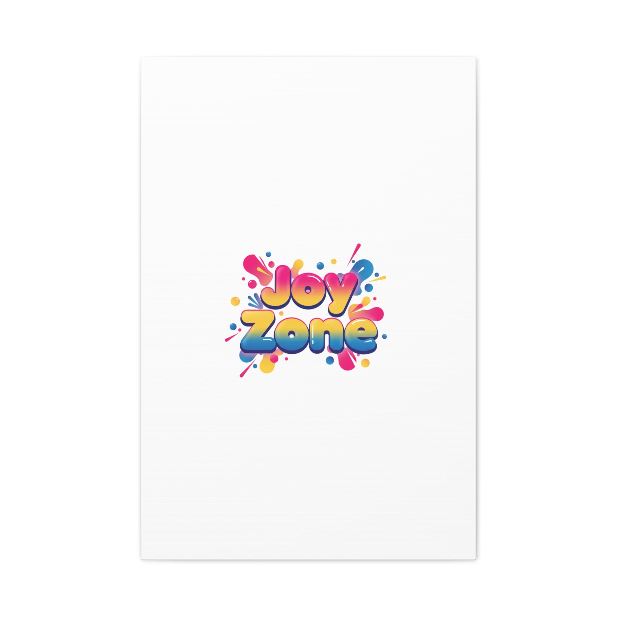 Joy Zone Canvas | Dopamine Decor, Neon Gradient Squishy Art