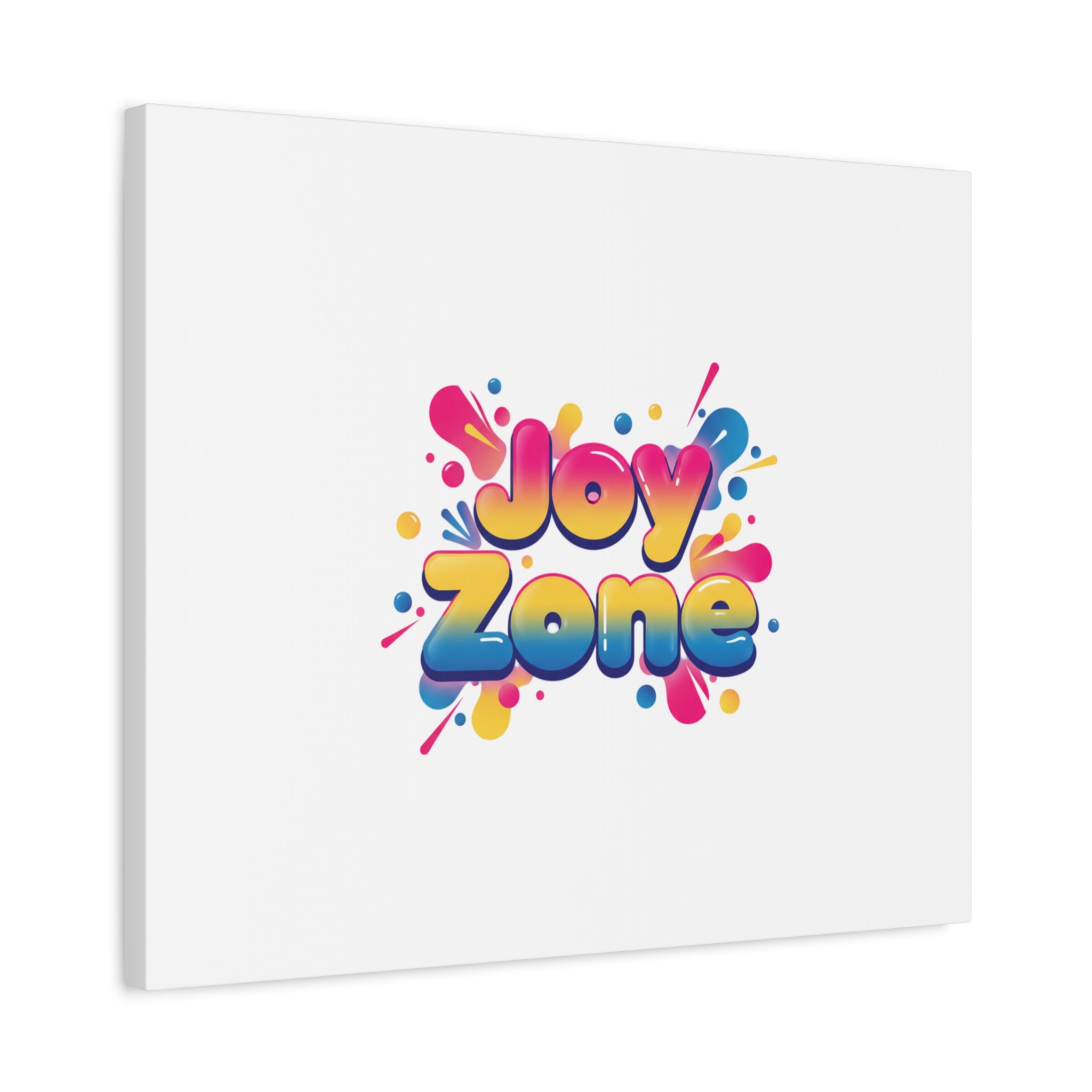 Joy Zone Canvas | Dopamine Decor, Neon Gradient Squishy Art