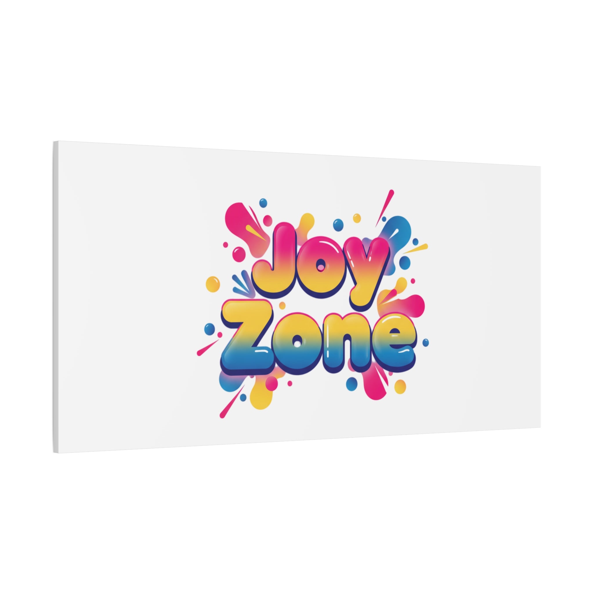 Joy Zone Canvas | Dopamine Decor, Neon Gradient Squishy Art
