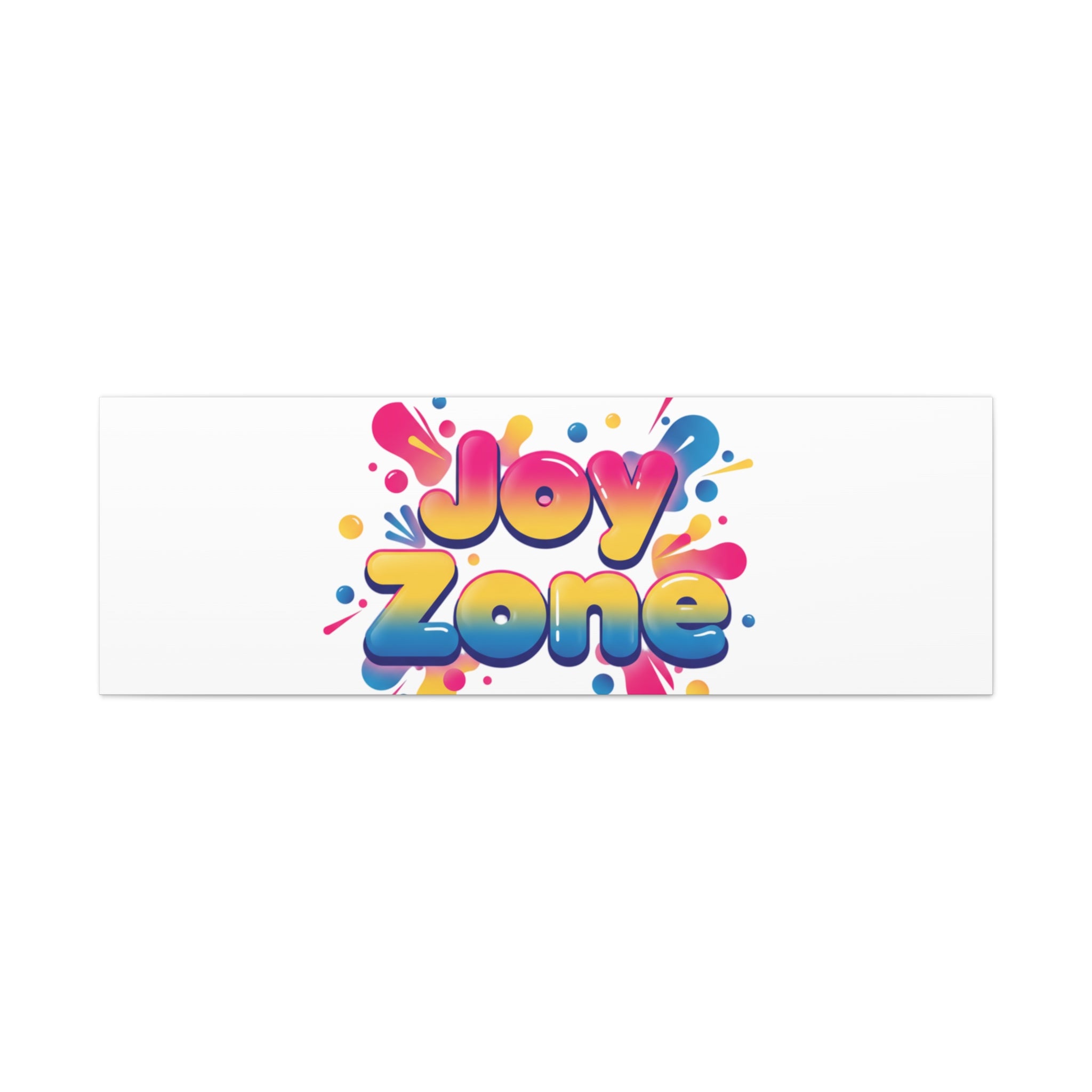 Joy Zone Canvas | Dopamine Decor, Neon Gradient Squishy Art