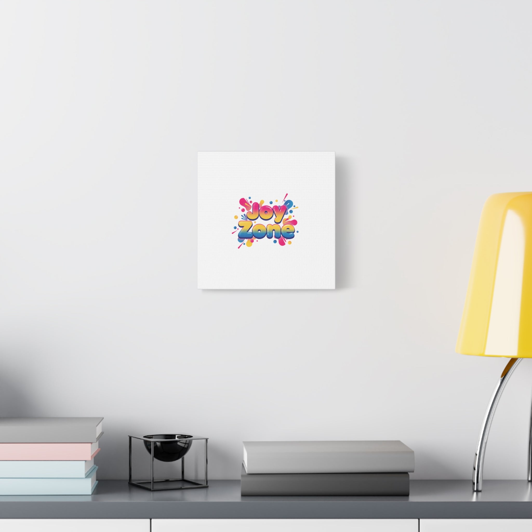 Joy Zone Canvas | Dopamine Decor, Neon Gradient Squishy Art