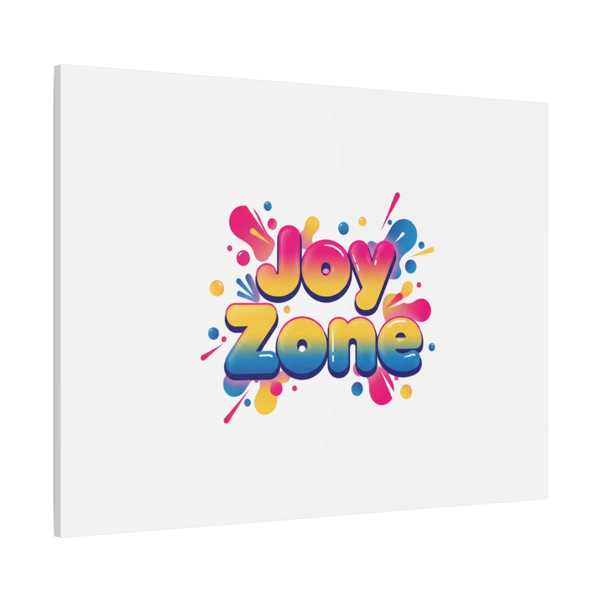 Joy Zone Canvas | Dopamine Decor, Neon Gradient Squishy Art