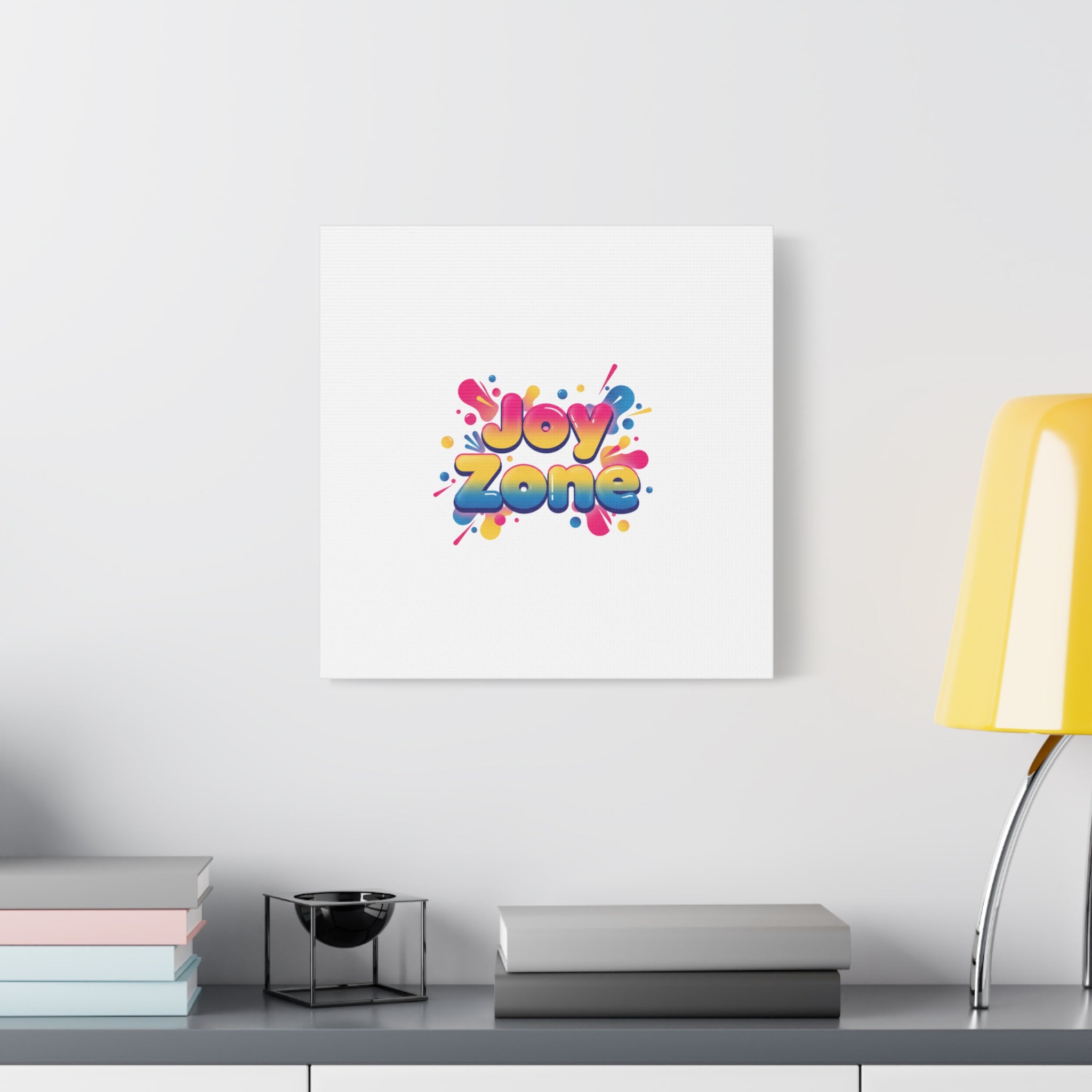 Joy Zone Canvas | Dopamine Decor, Neon Gradient Squishy Art