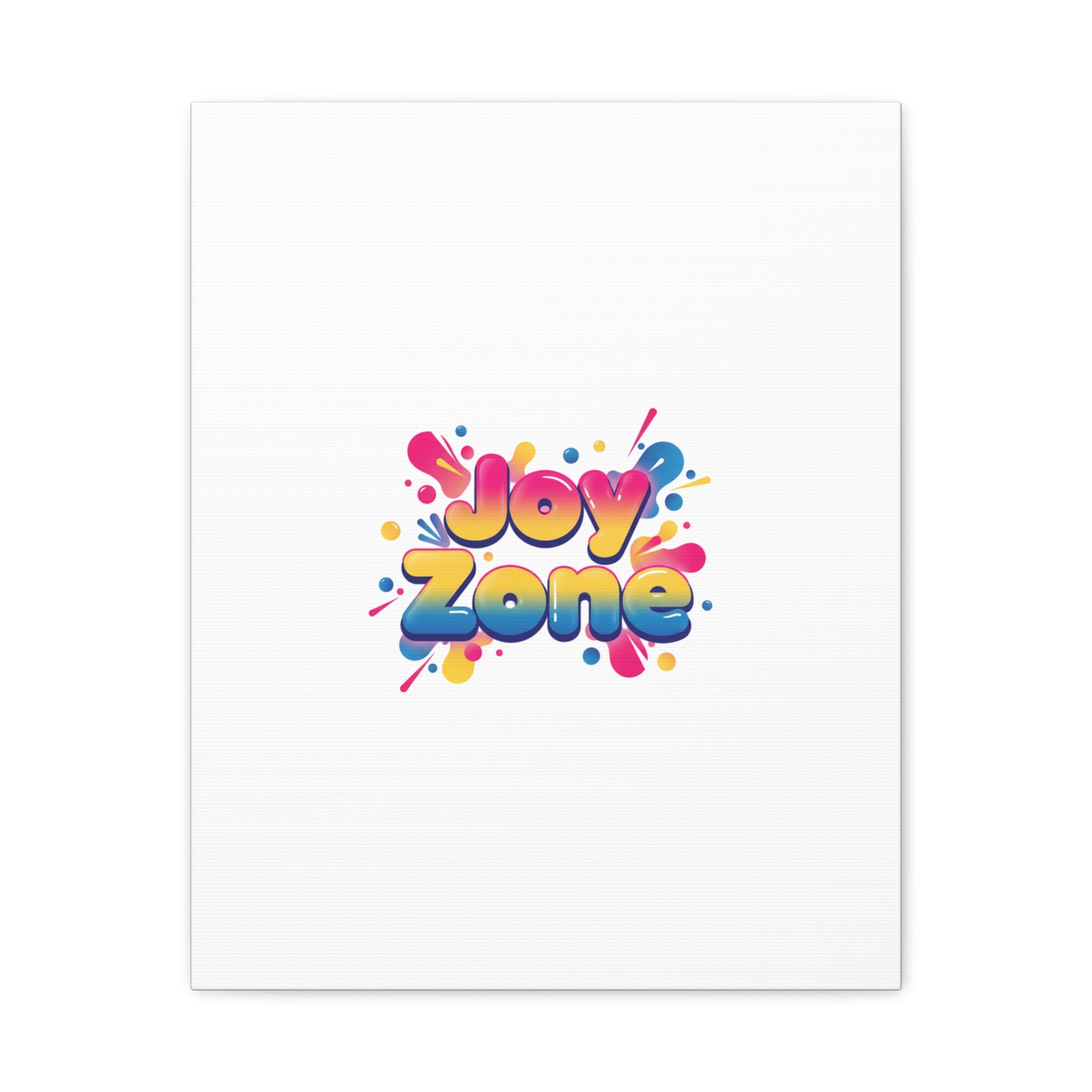 Joy Zone Canvas | Dopamine Decor, Neon Gradient Squishy Art