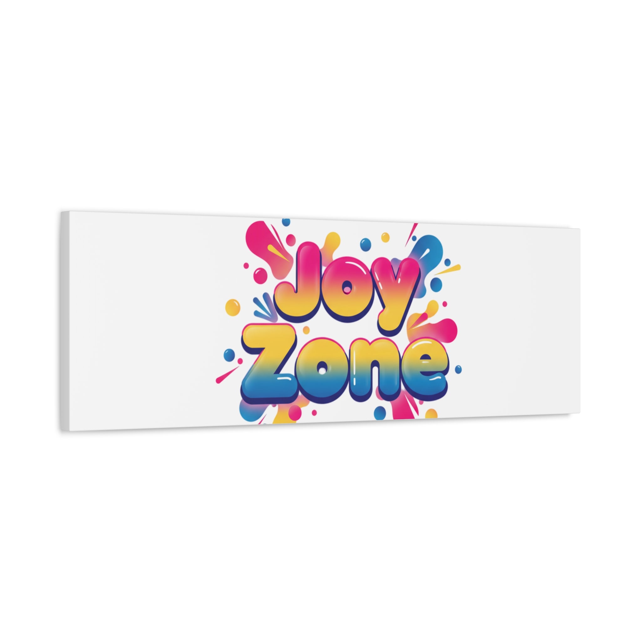 Joy Zone Canvas | Dopamine Decor, Neon Gradient Squishy Art