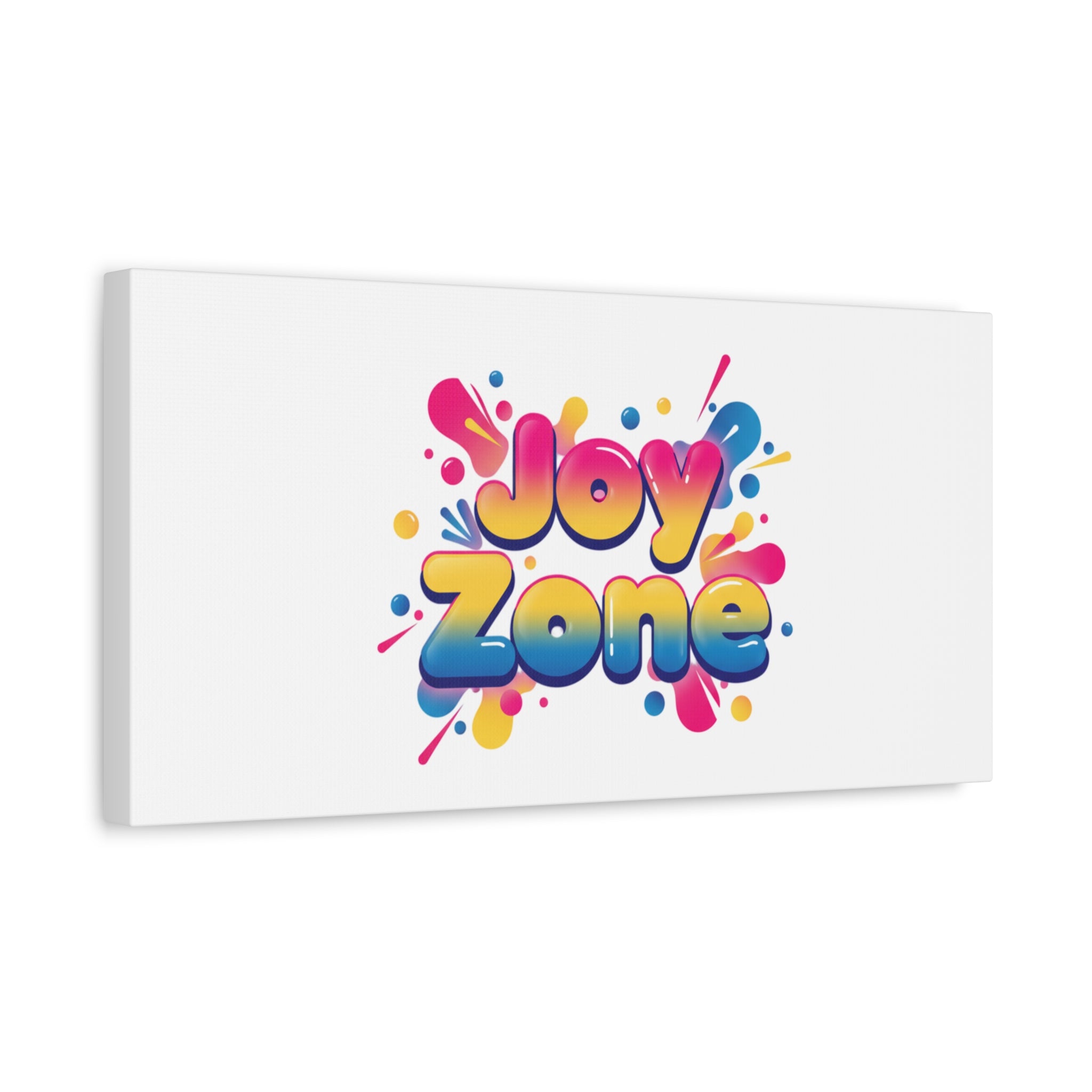 Joy Zone Canvas | Dopamine Decor, Neon Gradient Squishy Art