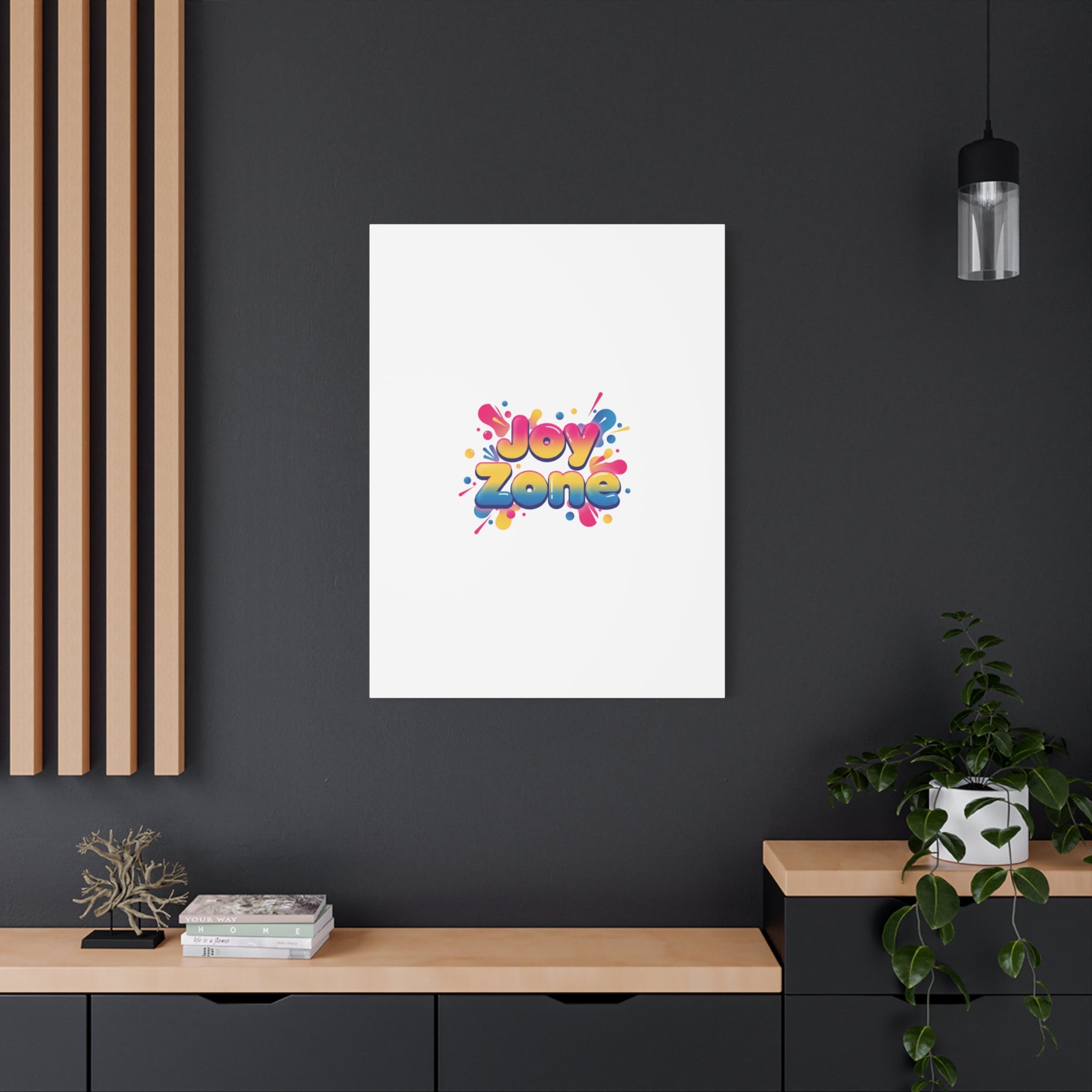 Joy Zone Canvas | Dopamine Decor, Neon Gradient Squishy Art