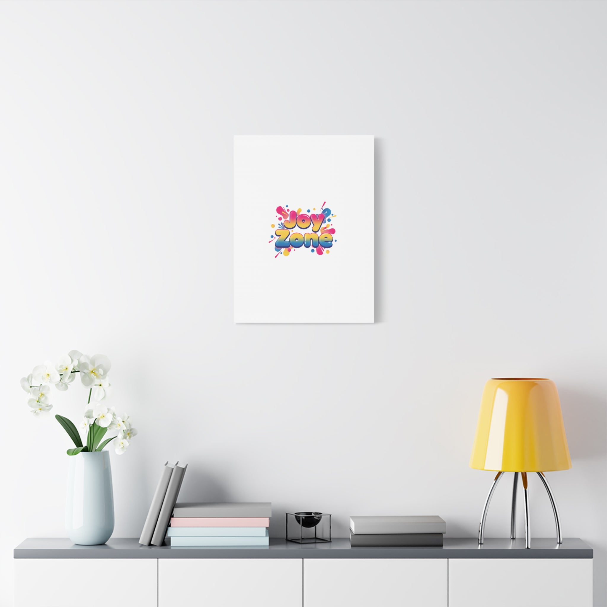 Joy Zone Canvas | Dopamine Decor, Neon Gradient Squishy Art