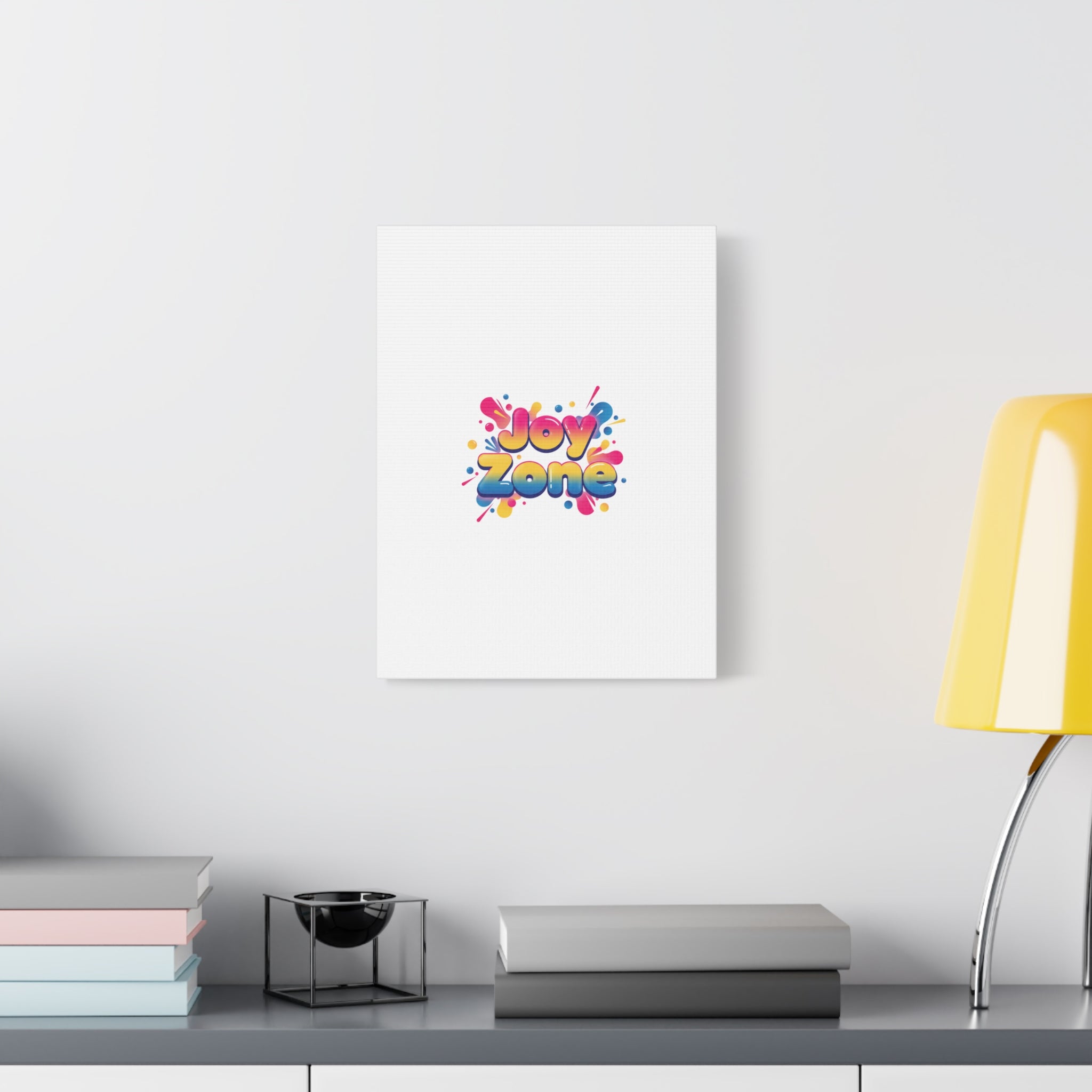 Joy Zone Canvas | Dopamine Decor, Neon Gradient Squishy Art