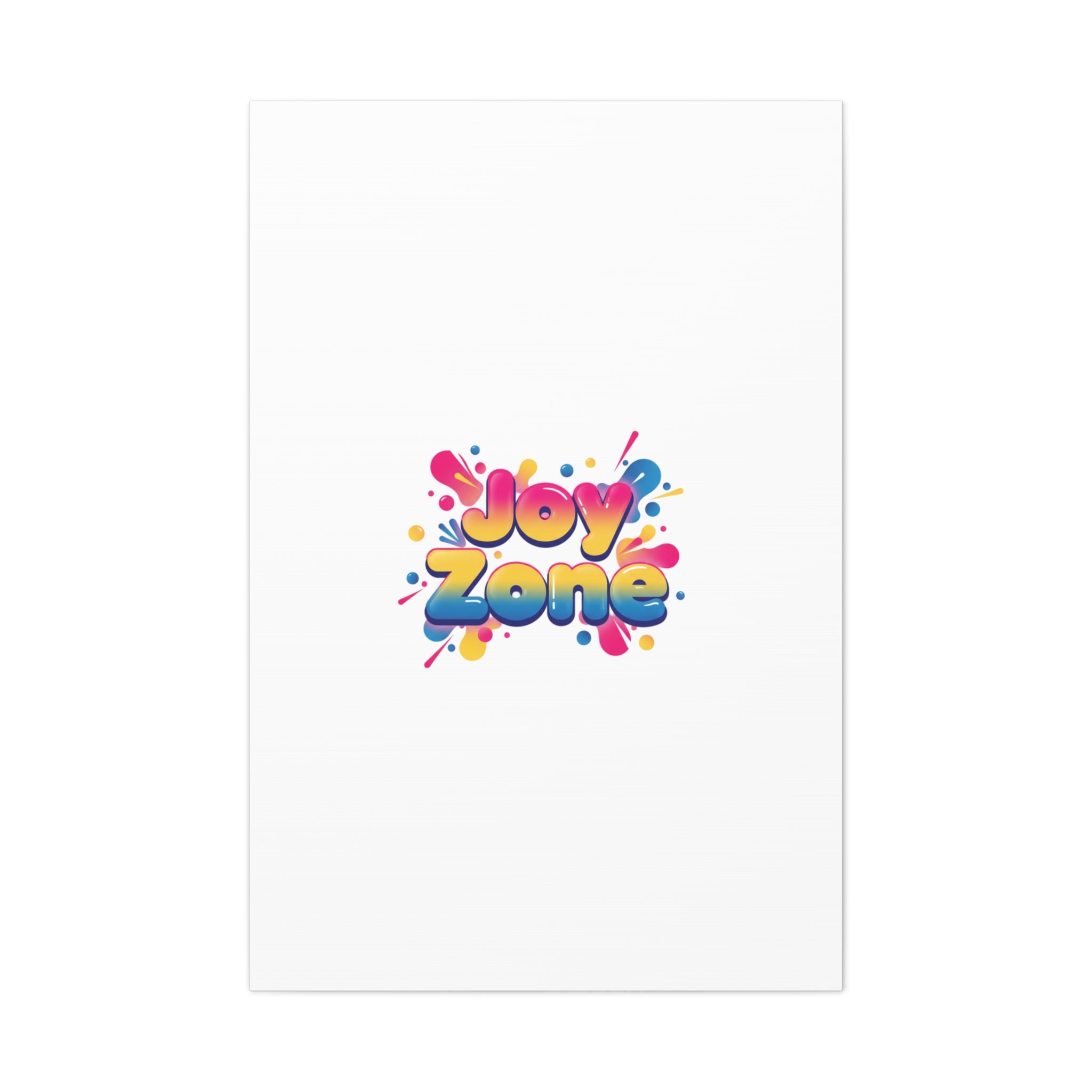 Joy Zone Canvas | Dopamine Decor, Neon Gradient Squishy Art