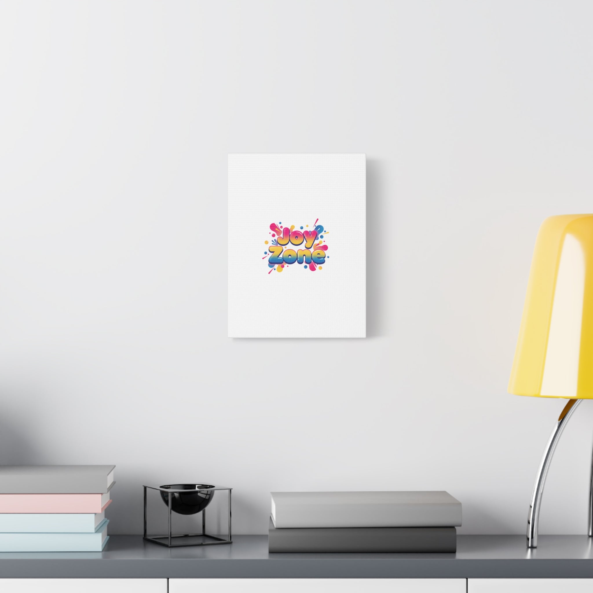Joy Zone Canvas | Dopamine Decor, Neon Gradient Squishy Art