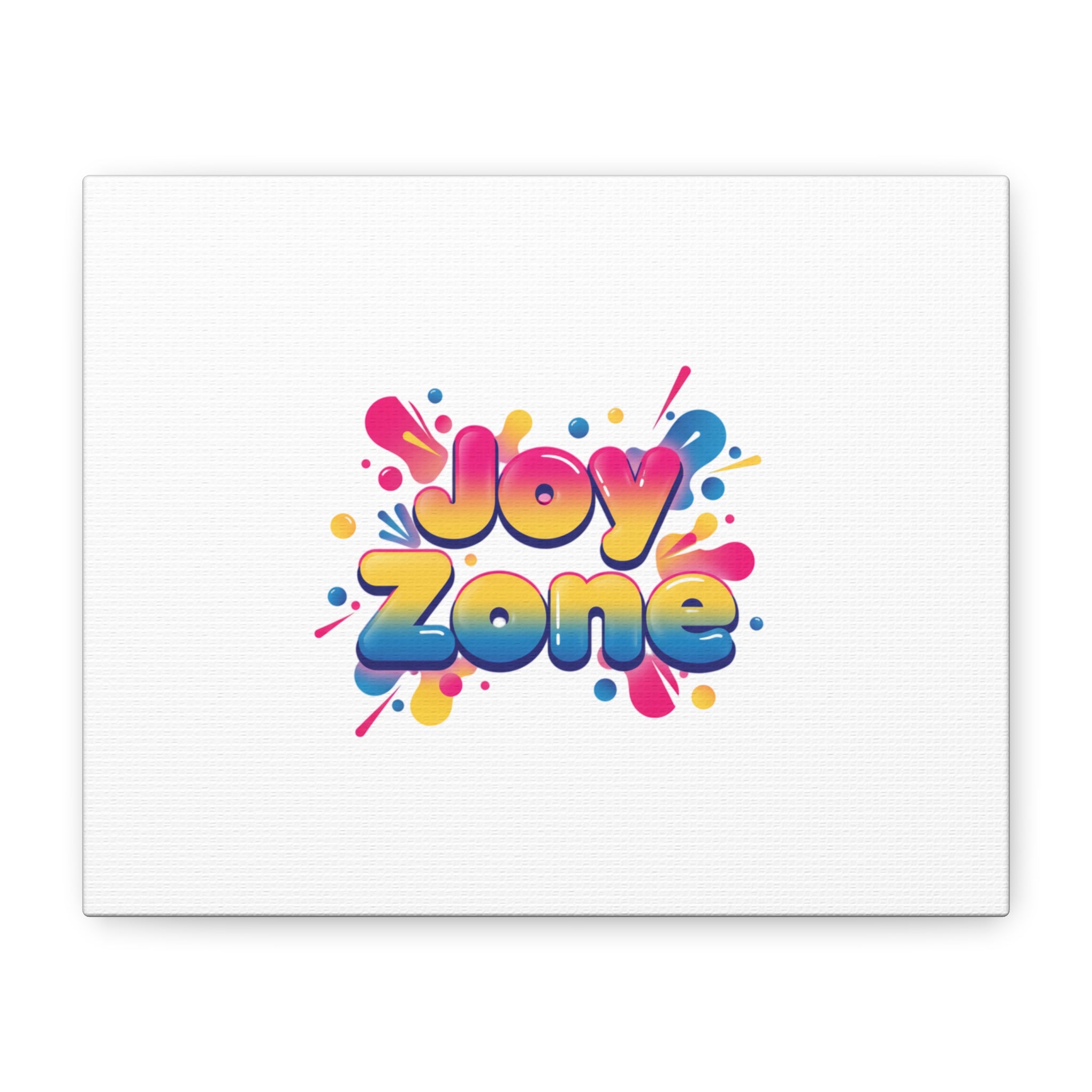 Joy Zone Canvas | Dopamine Decor, Neon Gradient Squishy Art
