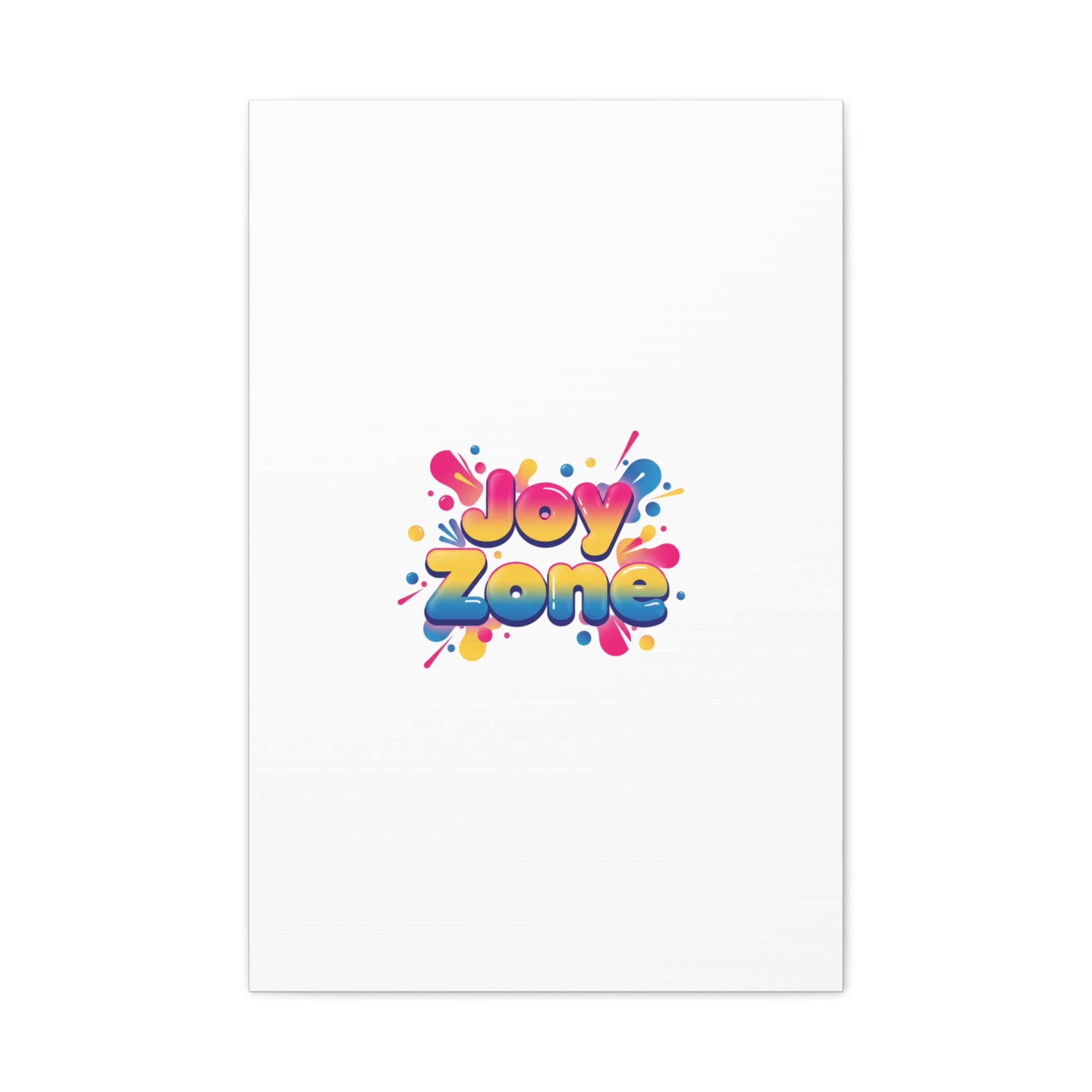 Joy Zone Canvas | Dopamine Decor, Neon Gradient Squishy Art