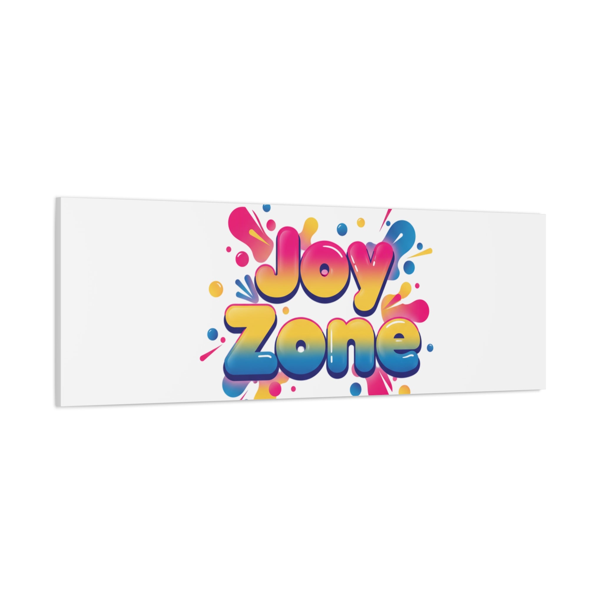 Joy Zone Canvas | Dopamine Decor, Neon Gradient Squishy Art