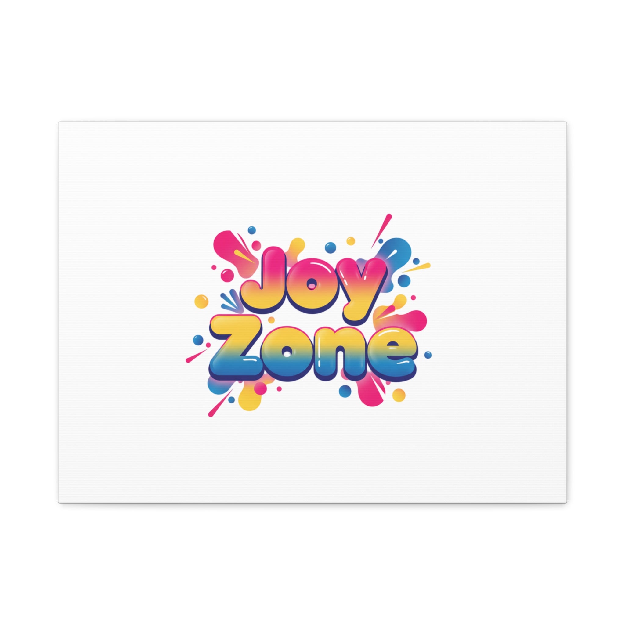 Joy Zone Canvas | Dopamine Decor, Neon Gradient Squishy Art