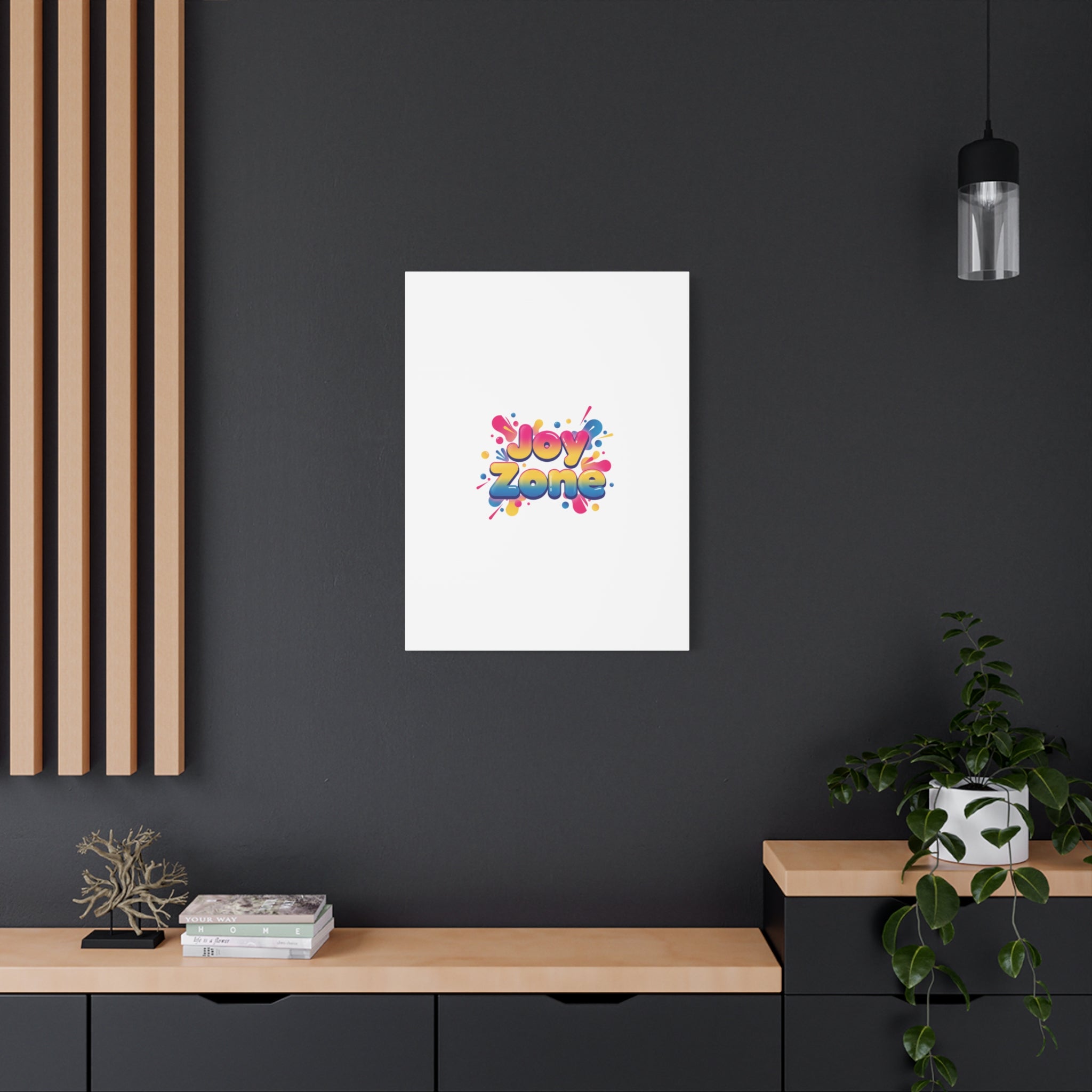 Joy Zone Canvas | Dopamine Decor, Neon Gradient Squishy Art