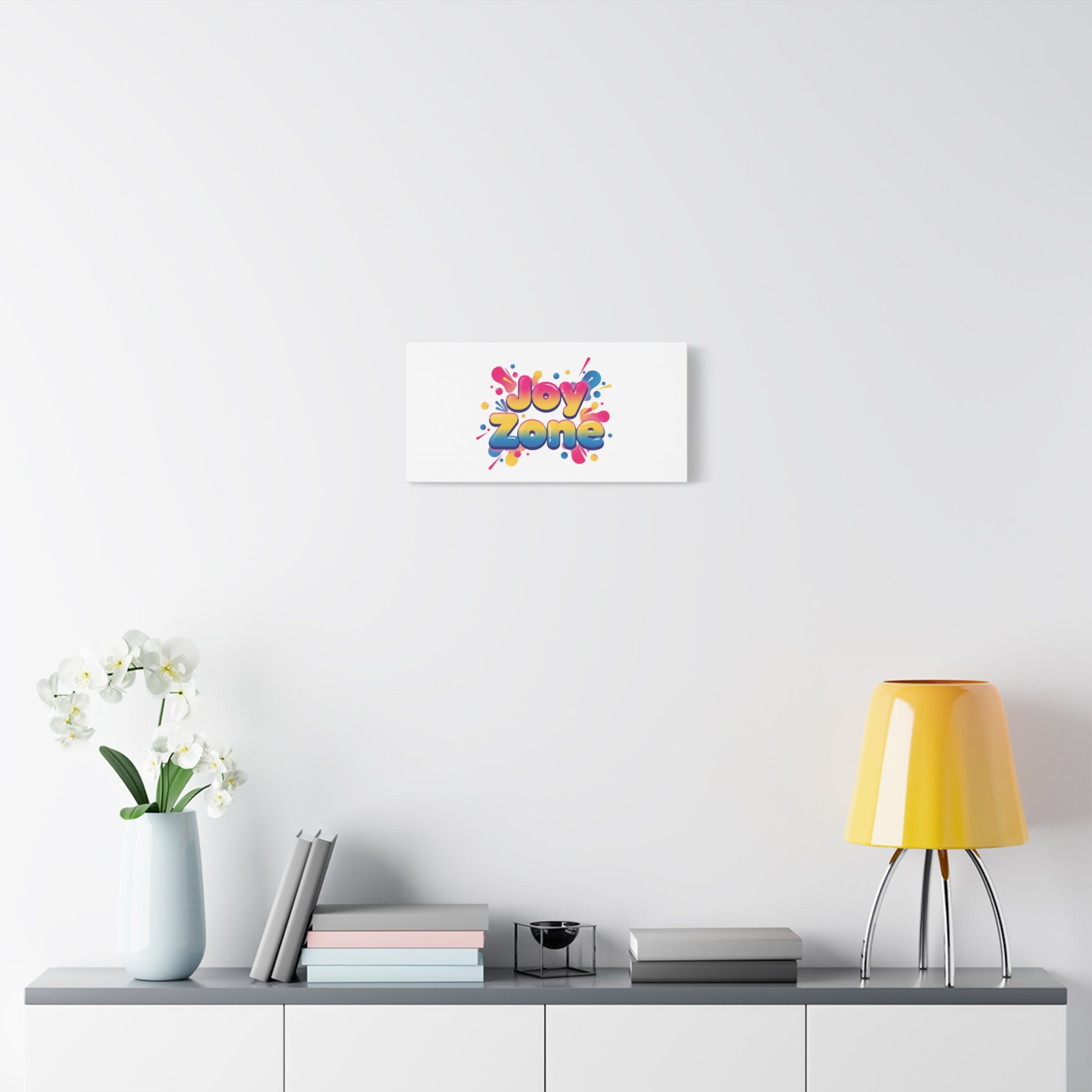 Joy Zone Canvas | Dopamine Decor, Neon Gradient Squishy Art