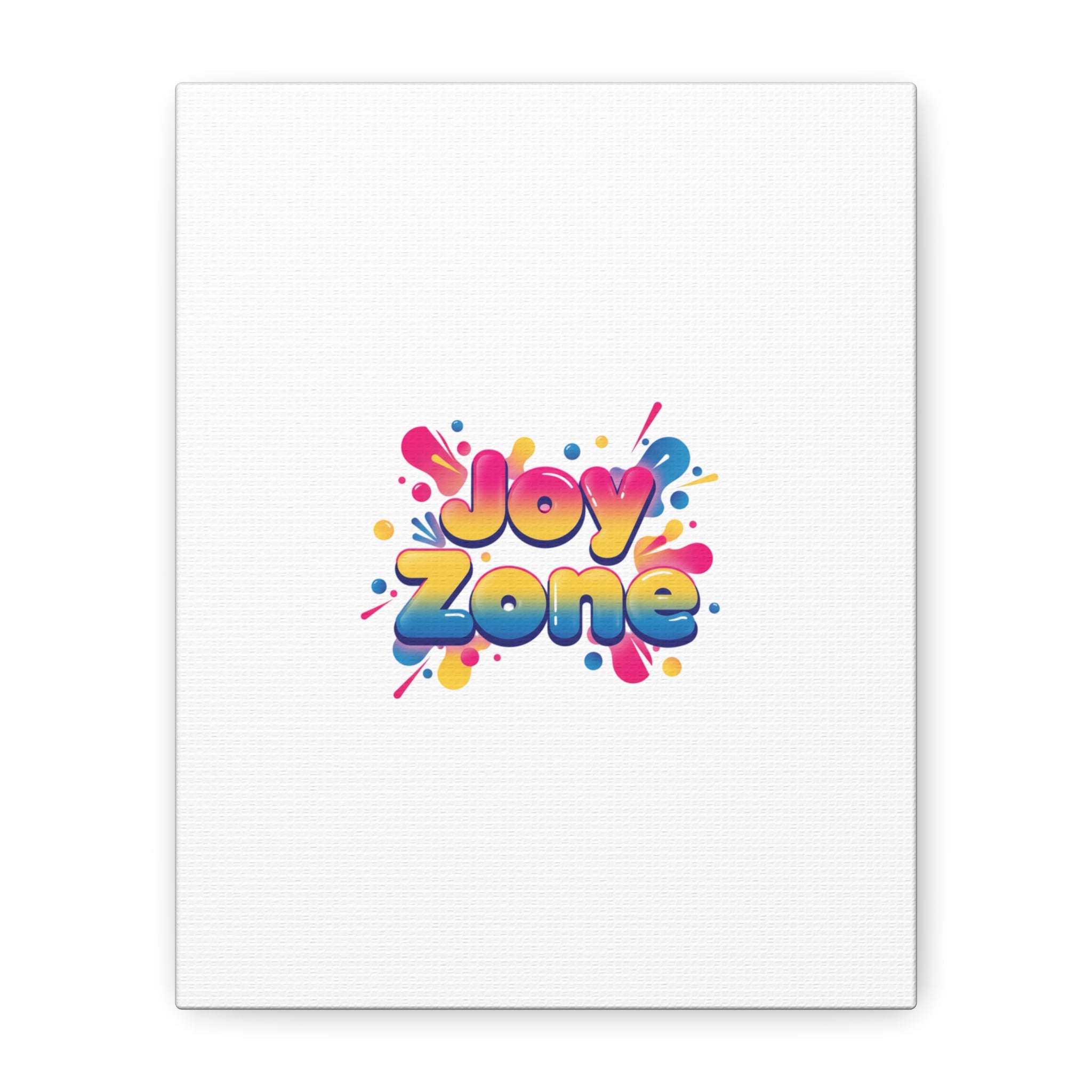 Joy Zone Canvas | Dopamine Decor, Neon Gradient Squishy Art