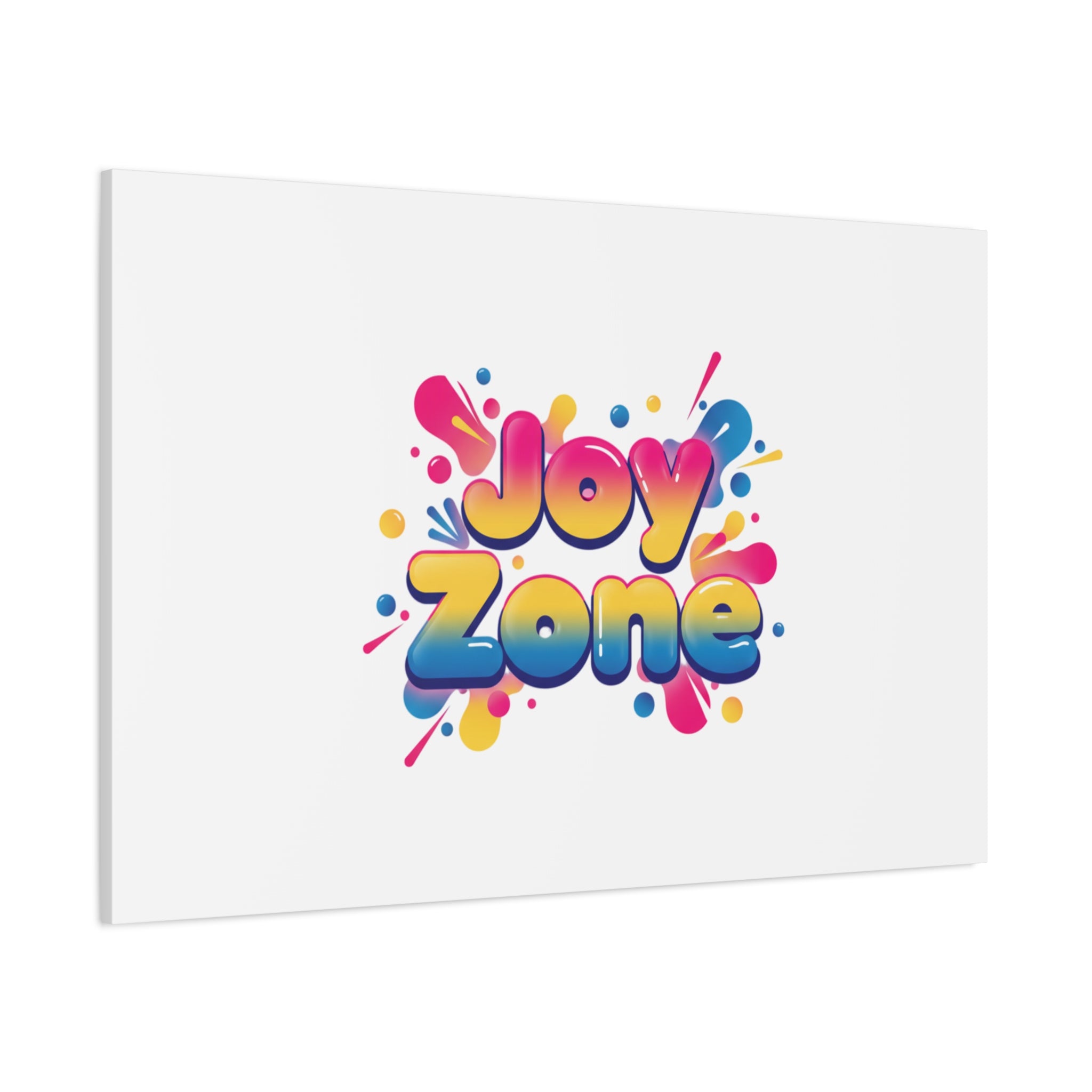 Joy Zone Canvas | Dopamine Decor, Neon Gradient Squishy Art