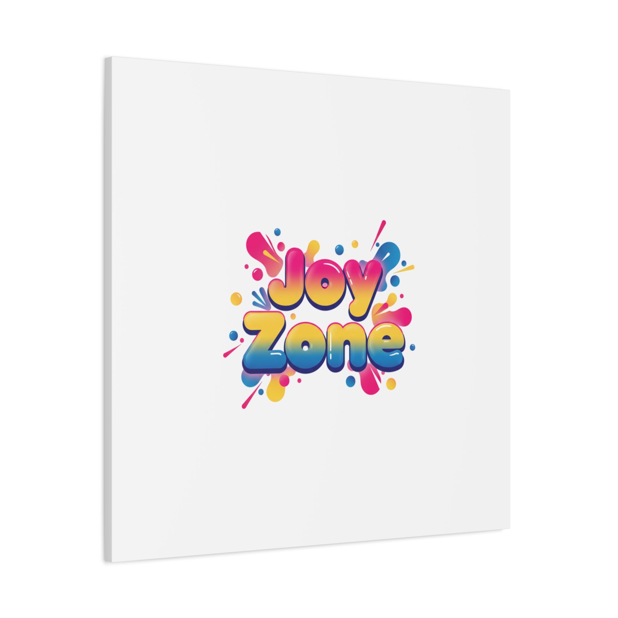 Joy Zone Canvas | Dopamine Decor, Neon Gradient Squishy Art