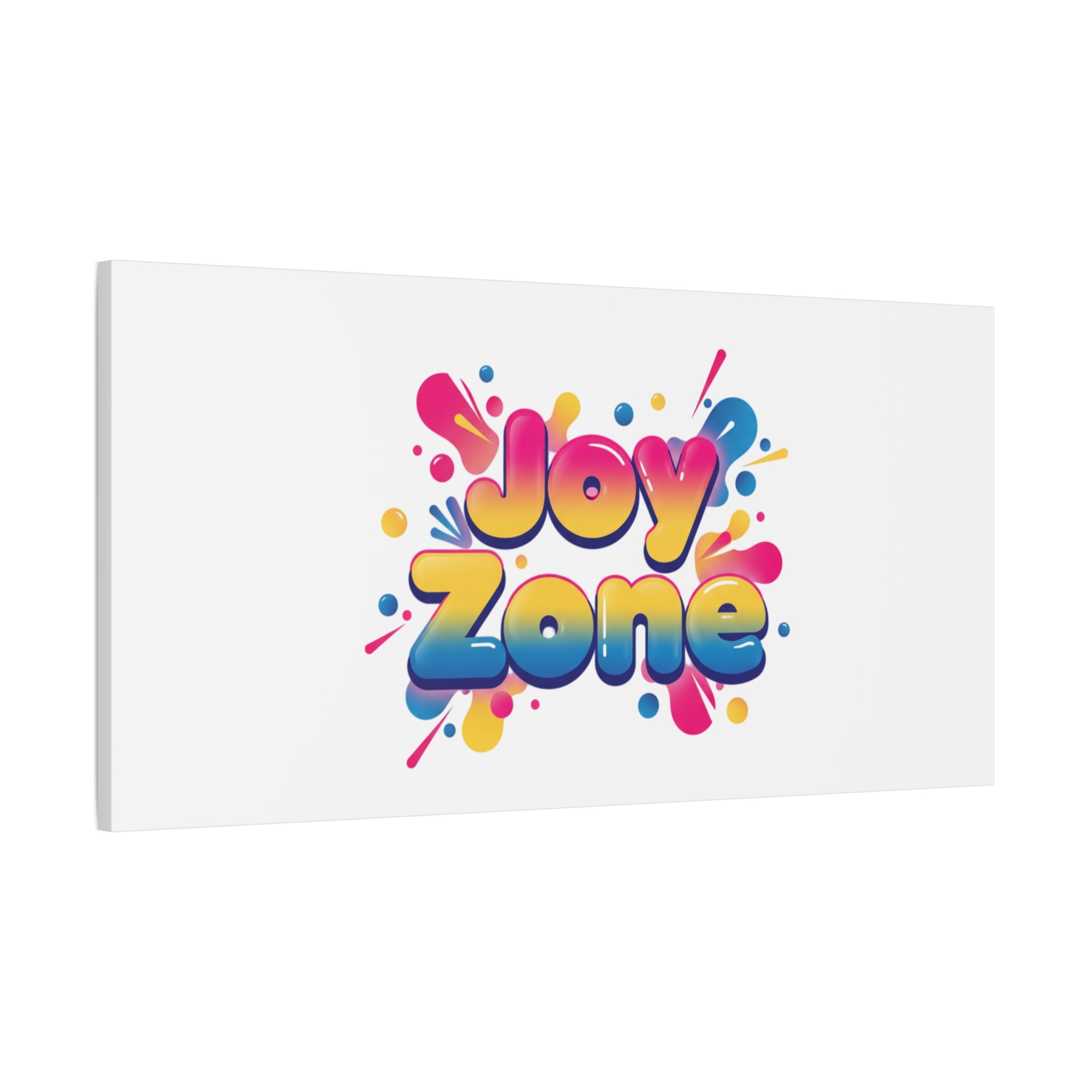 Joy Zone Canvas | Dopamine Decor, Neon Gradient Squishy Art