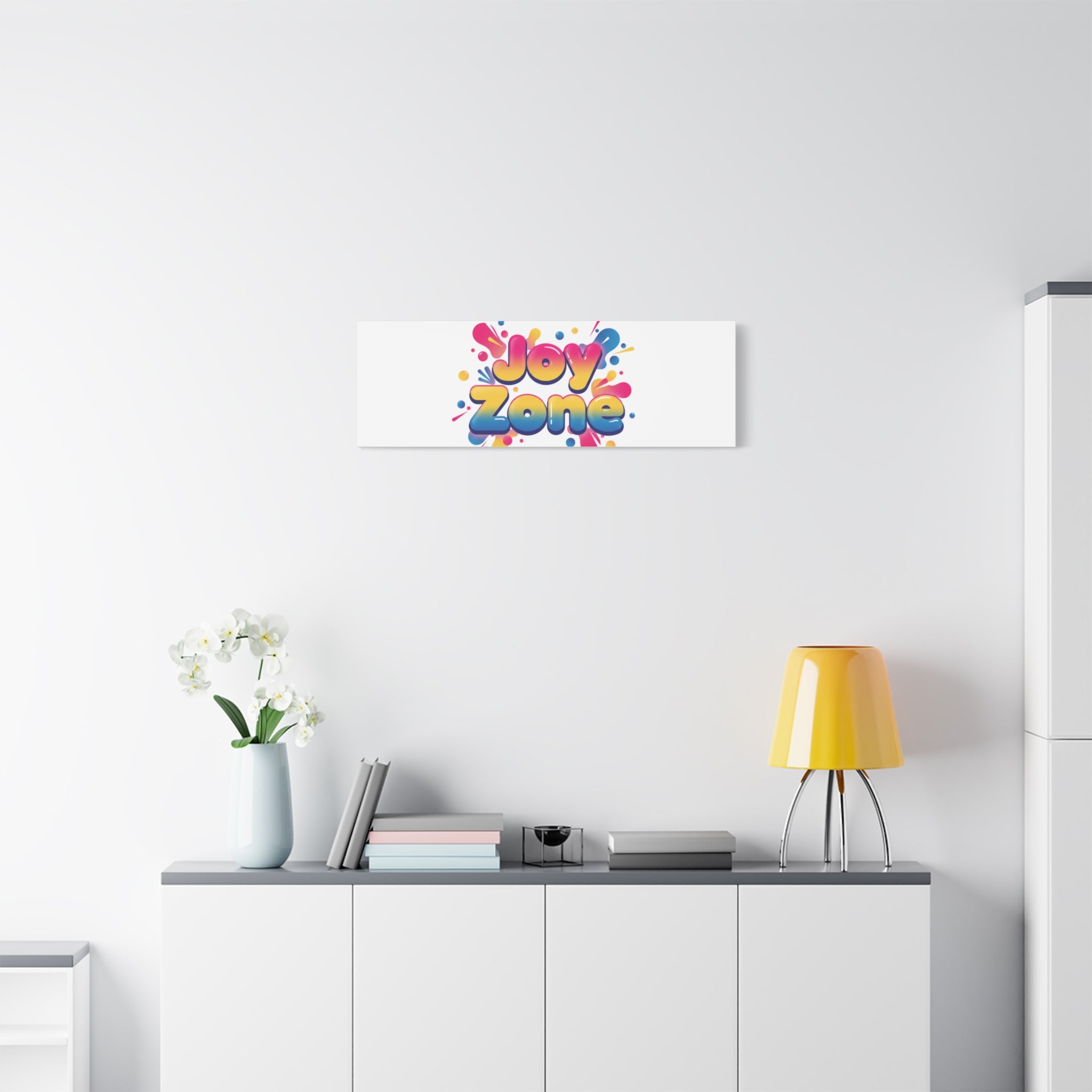Joy Zone Canvas | Dopamine Decor, Neon Gradient Squishy Art
