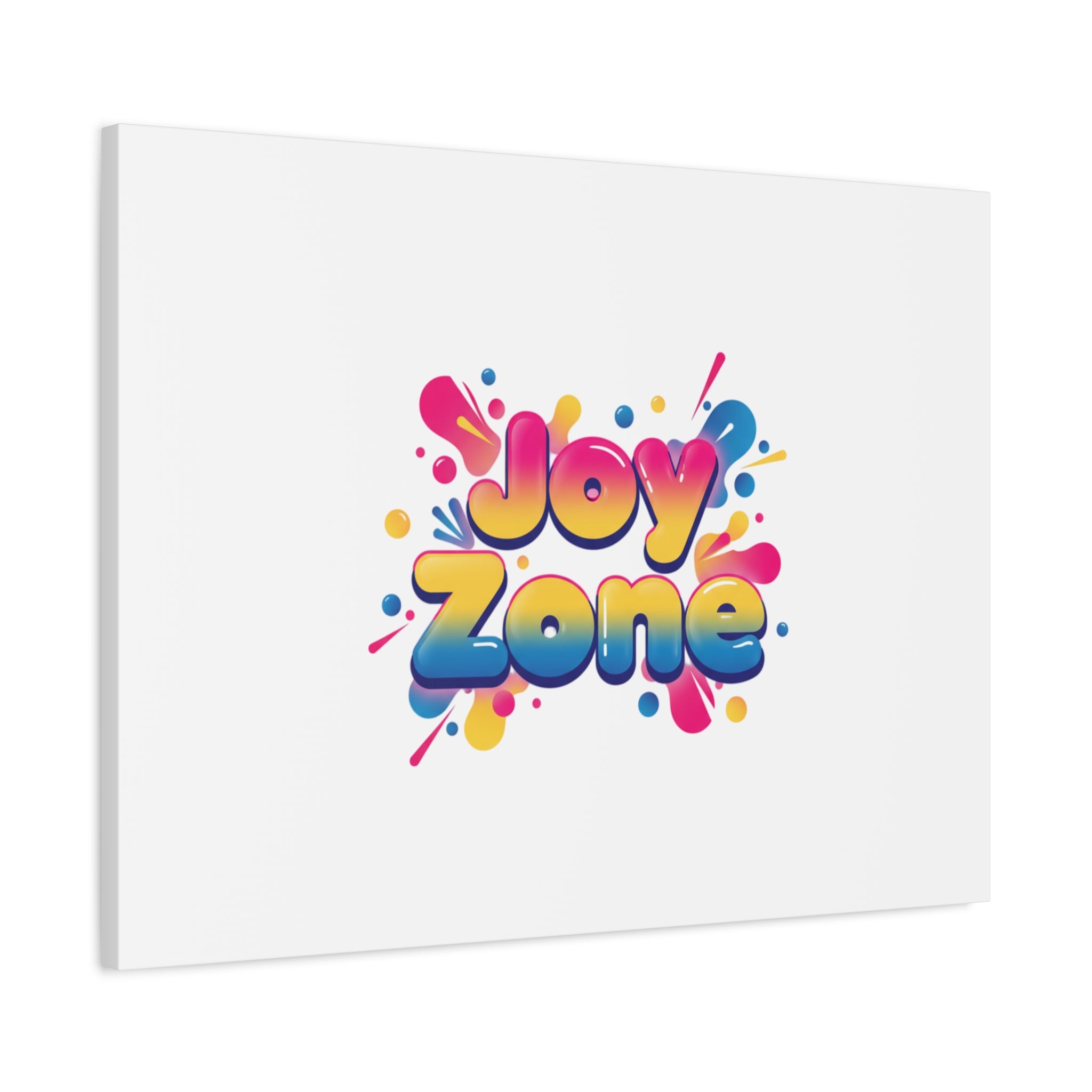 Joy Zone Canvas | Dopamine Decor, Neon Gradient Squishy Art