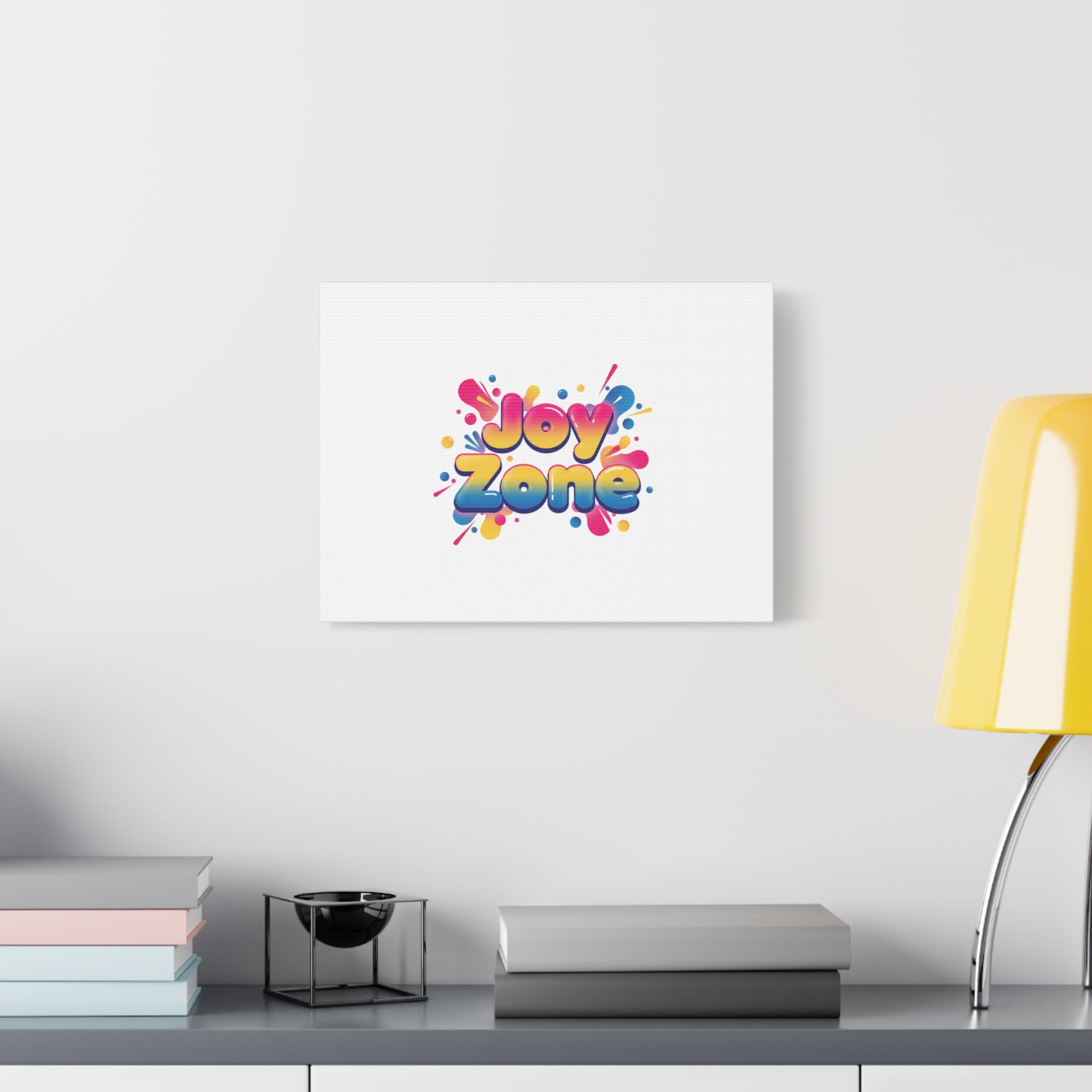 Joy Zone Canvas | Dopamine Decor, Neon Gradient Squishy Art