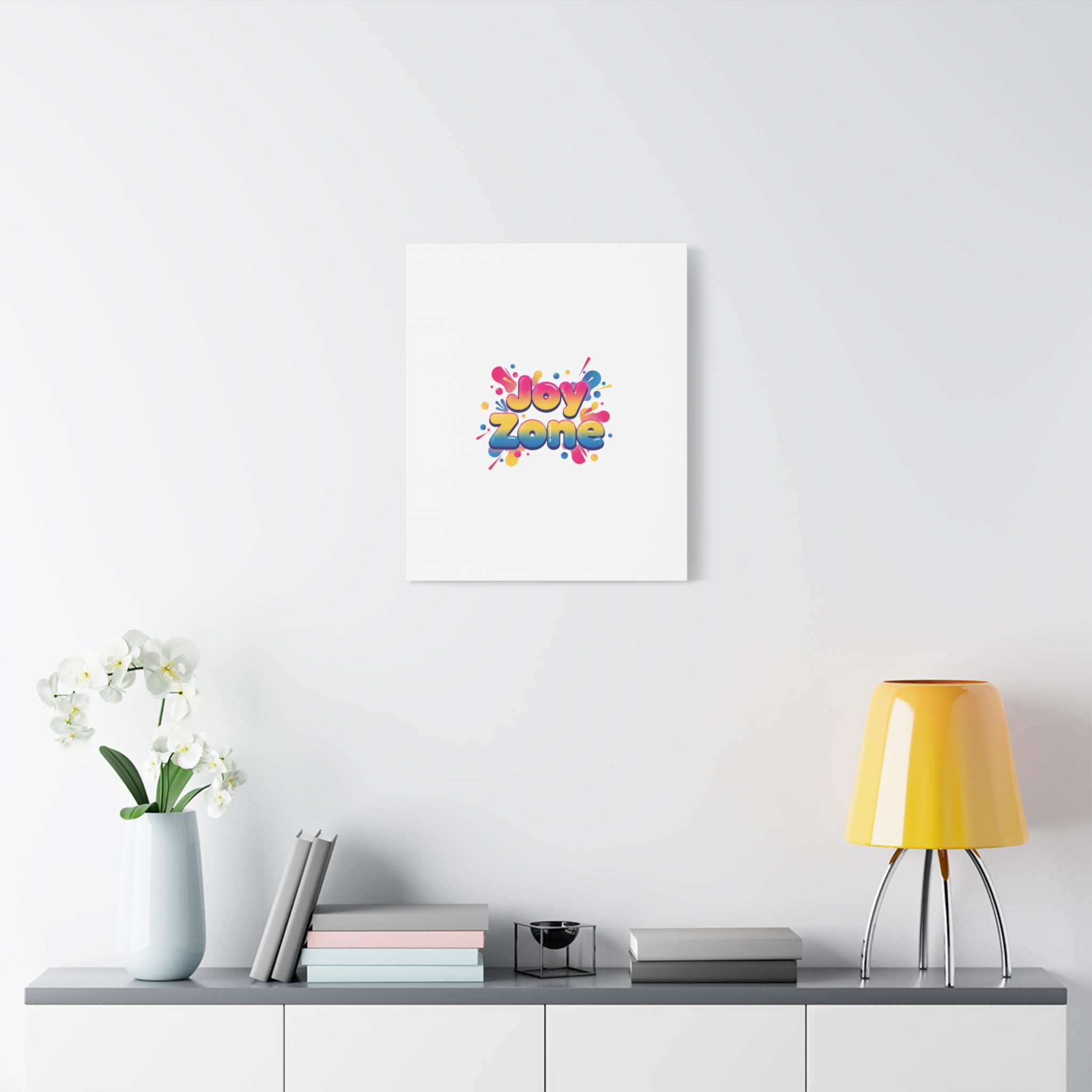 Joy Zone Canvas | Dopamine Decor, Neon Gradient Squishy Art