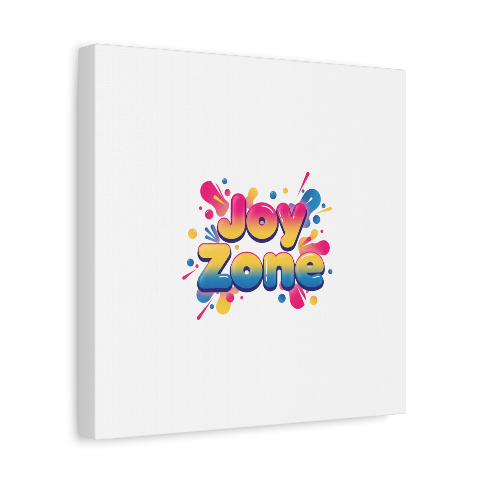 Joy Zone Canvas | Dopamine Decor, Neon Gradient Squishy Art