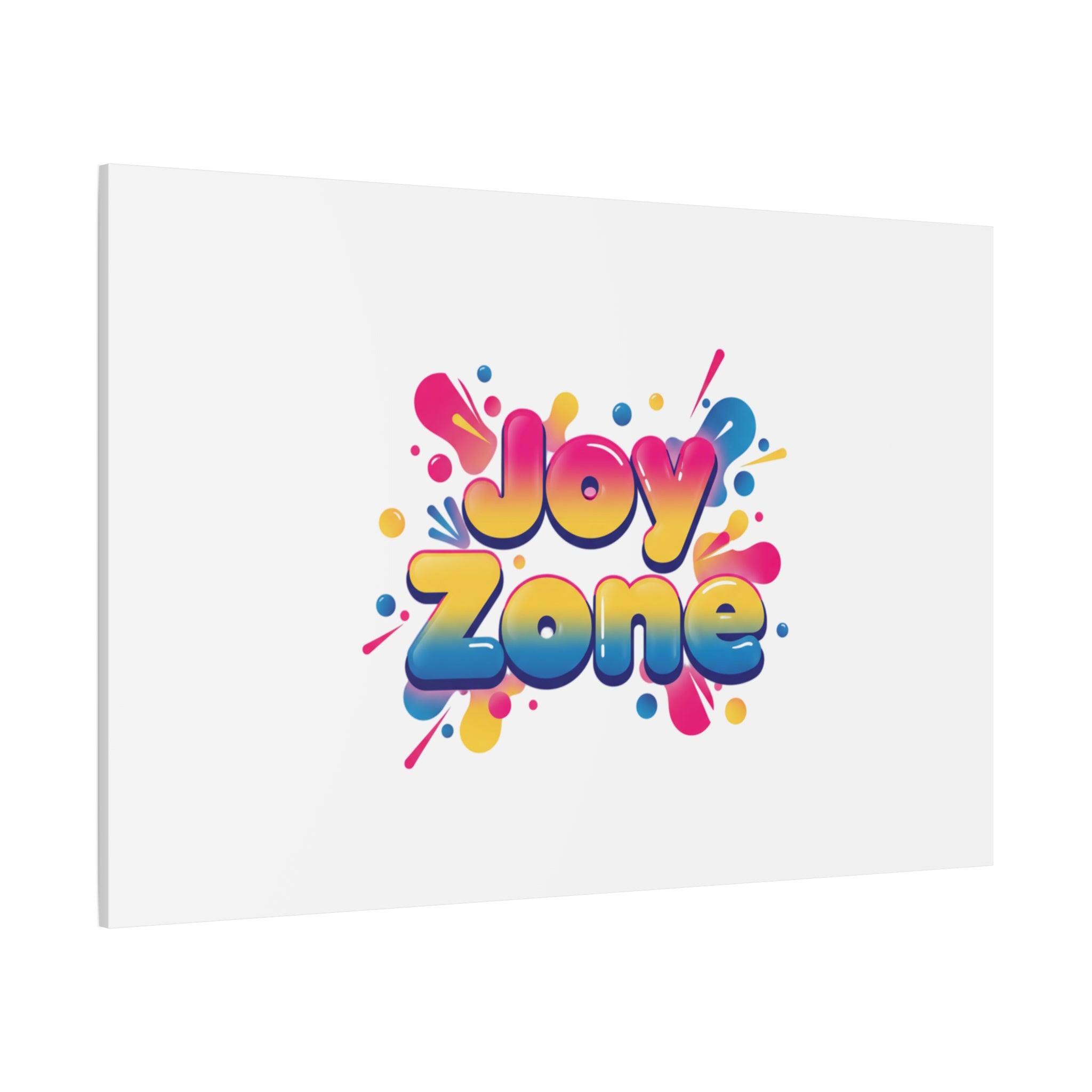 Joy Zone Canvas | Dopamine Decor, Neon Gradient Squishy Art