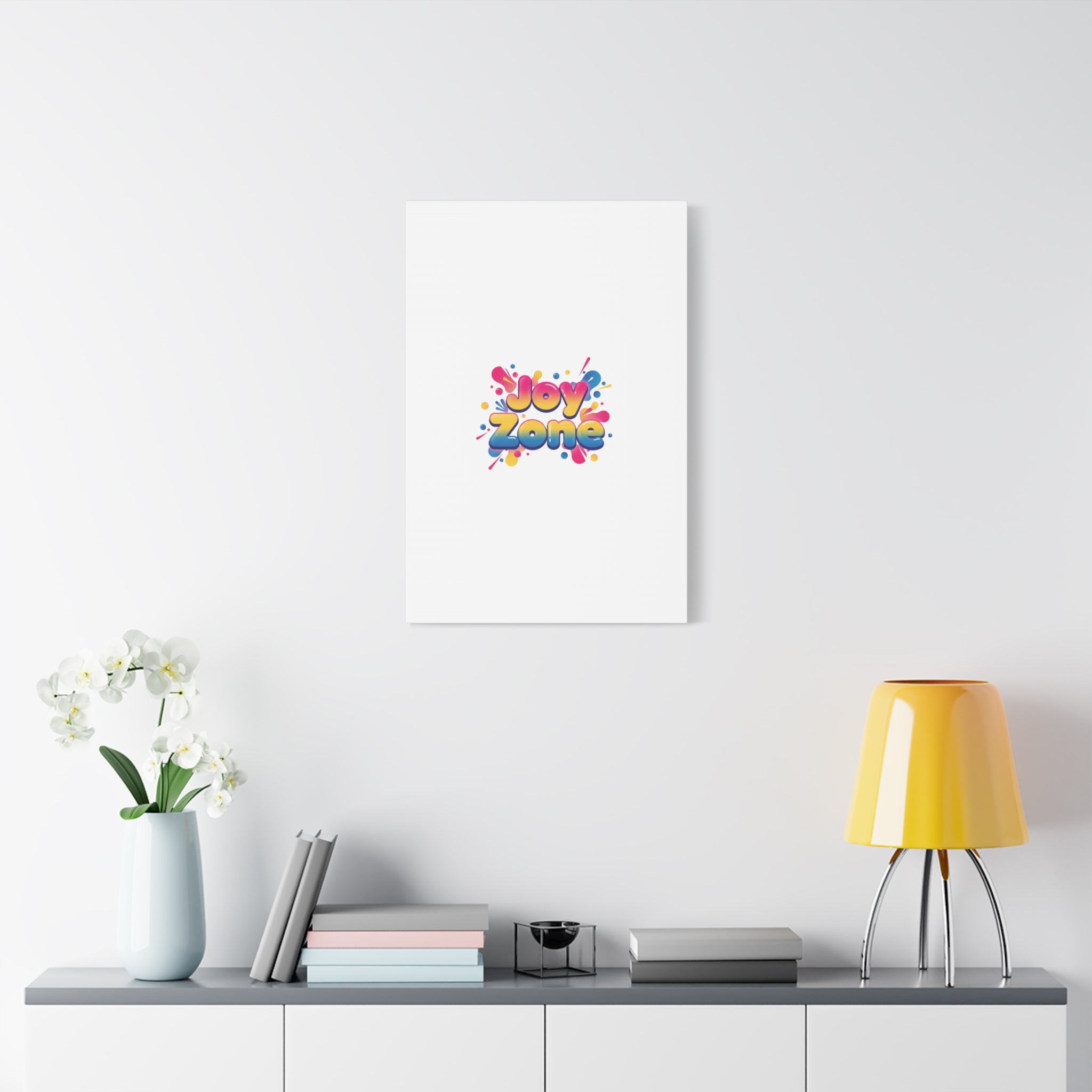 Joy Zone Canvas | Dopamine Decor, Neon Gradient Squishy Art