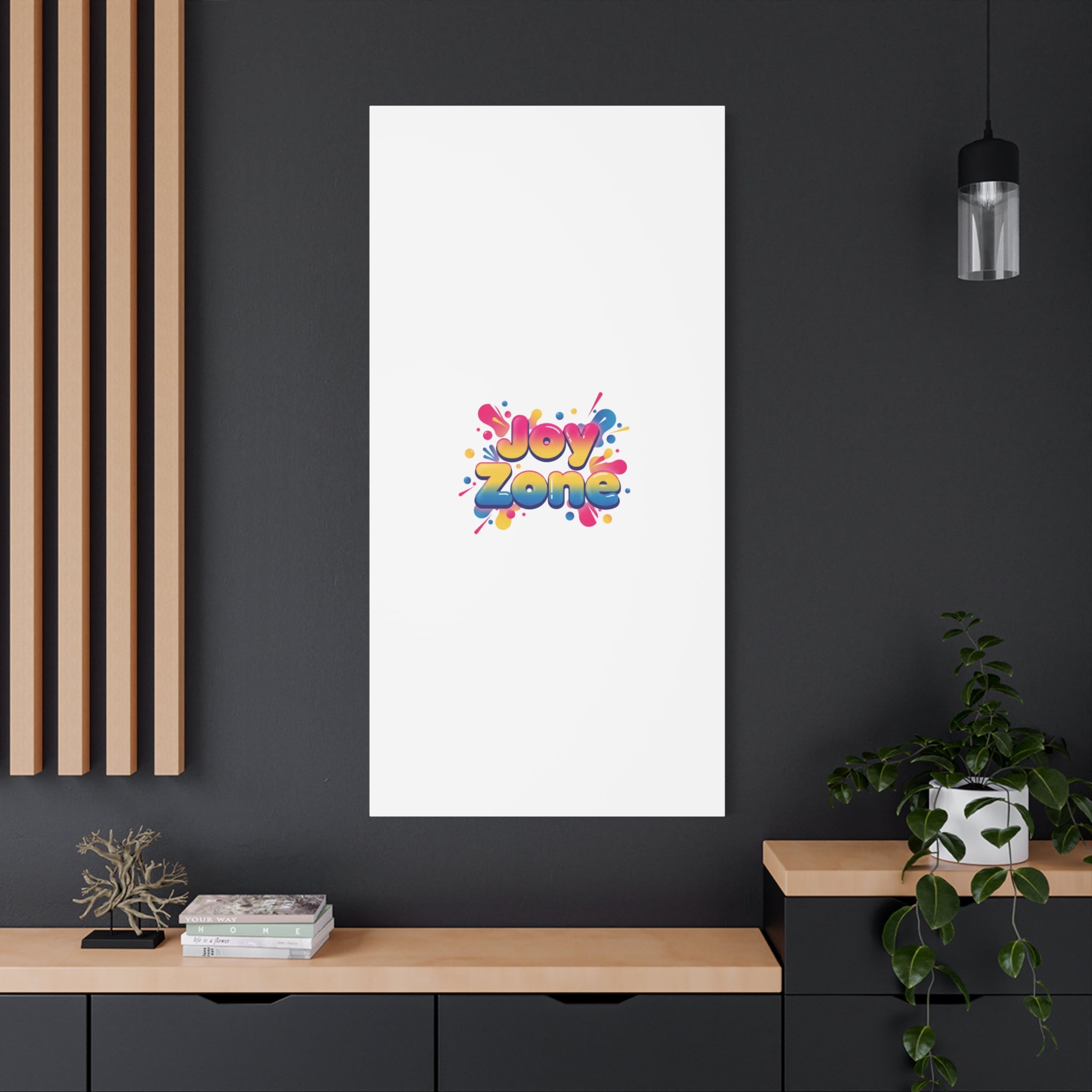 Joy Zone Canvas | Dopamine Decor, Neon Gradient Squishy Art