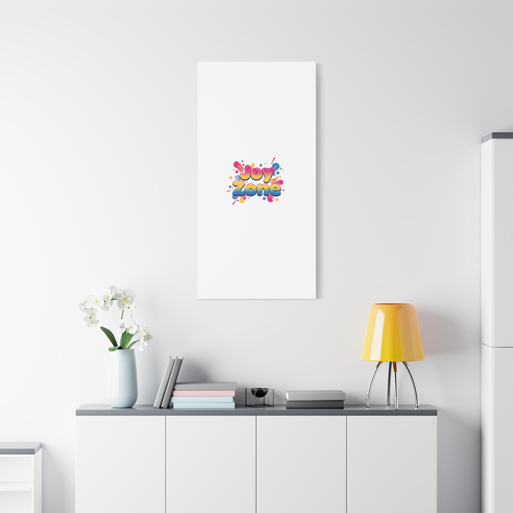 Joy Zone Canvas | Dopamine Decor, Neon Gradient Squishy Art