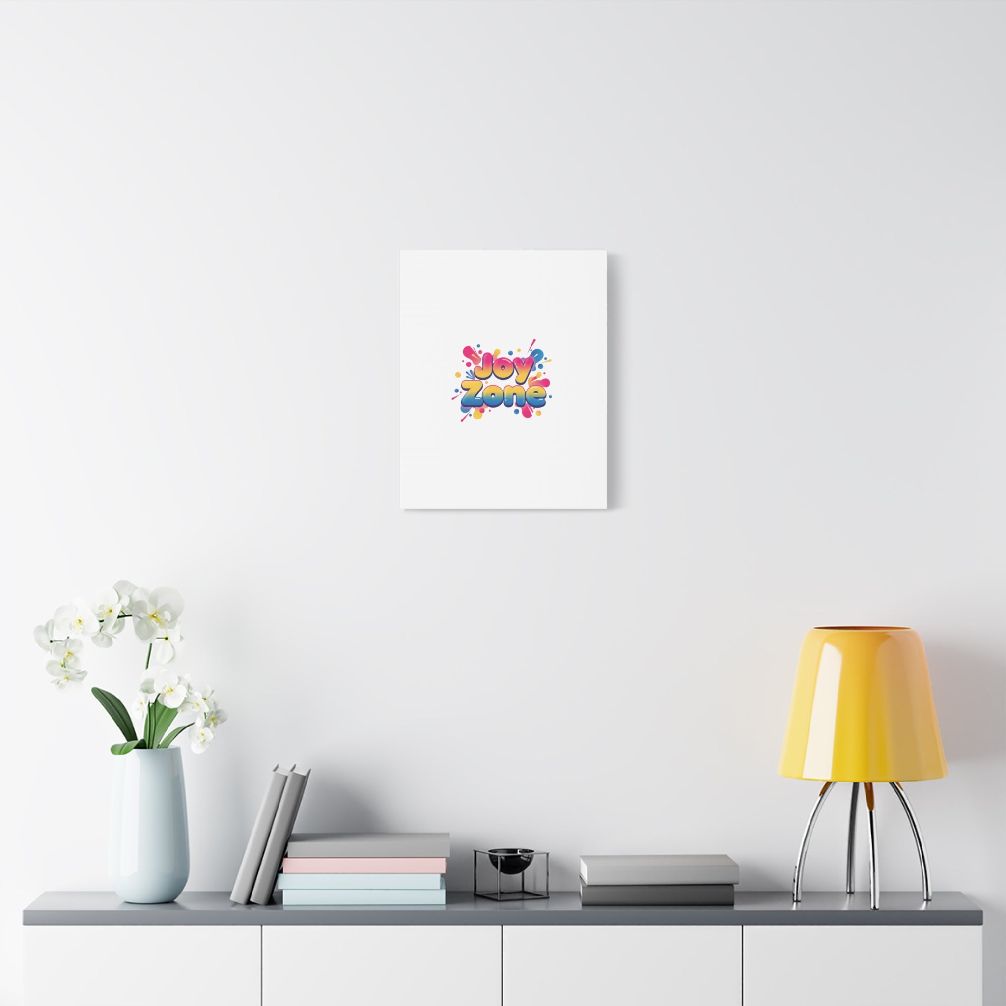Joy Zone Canvas | Dopamine Decor, Neon Gradient Squishy Art