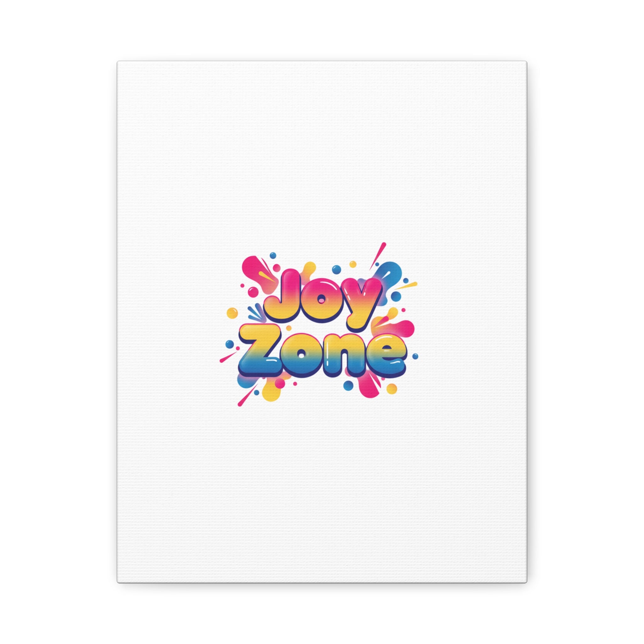 Joy Zone Canvas | Dopamine Decor, Neon Gradient Squishy Art