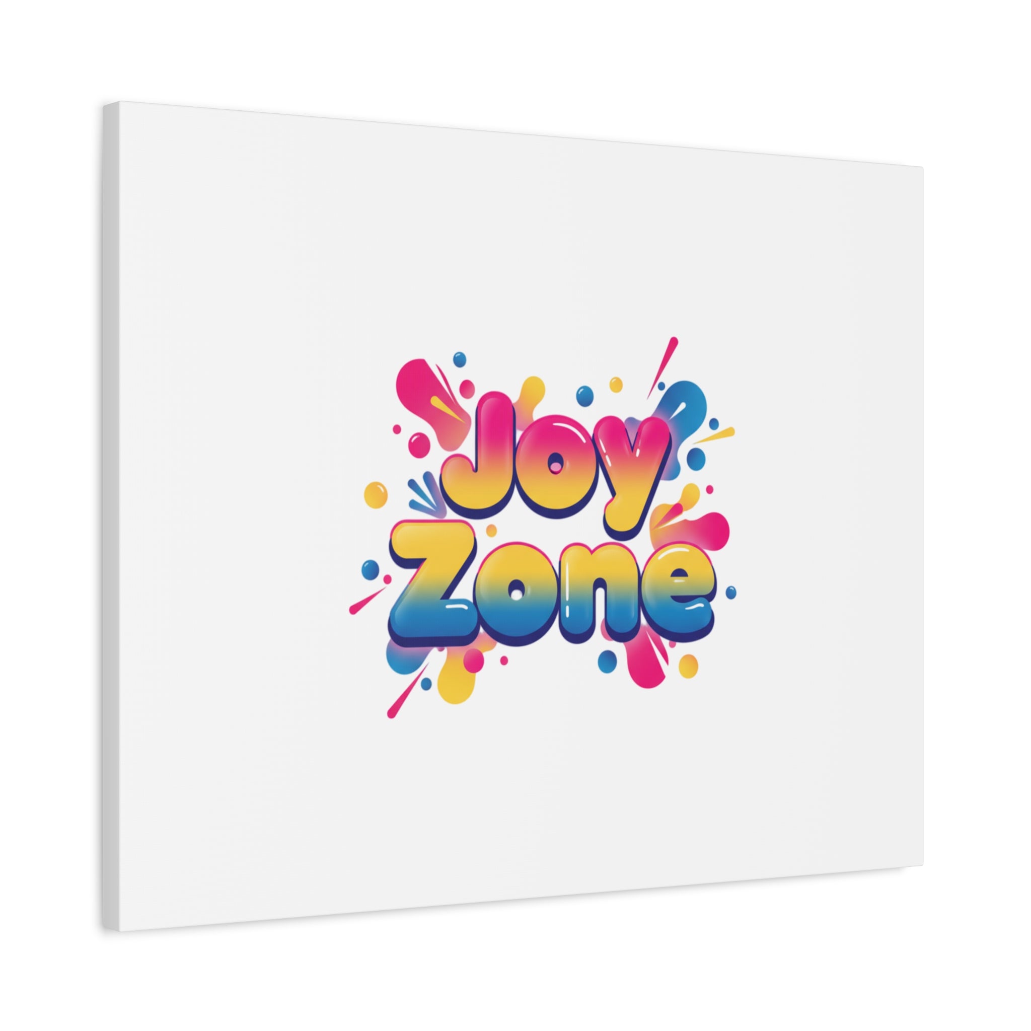 Joy Zone Canvas | Dopamine Decor, Neon Gradient Squishy Art