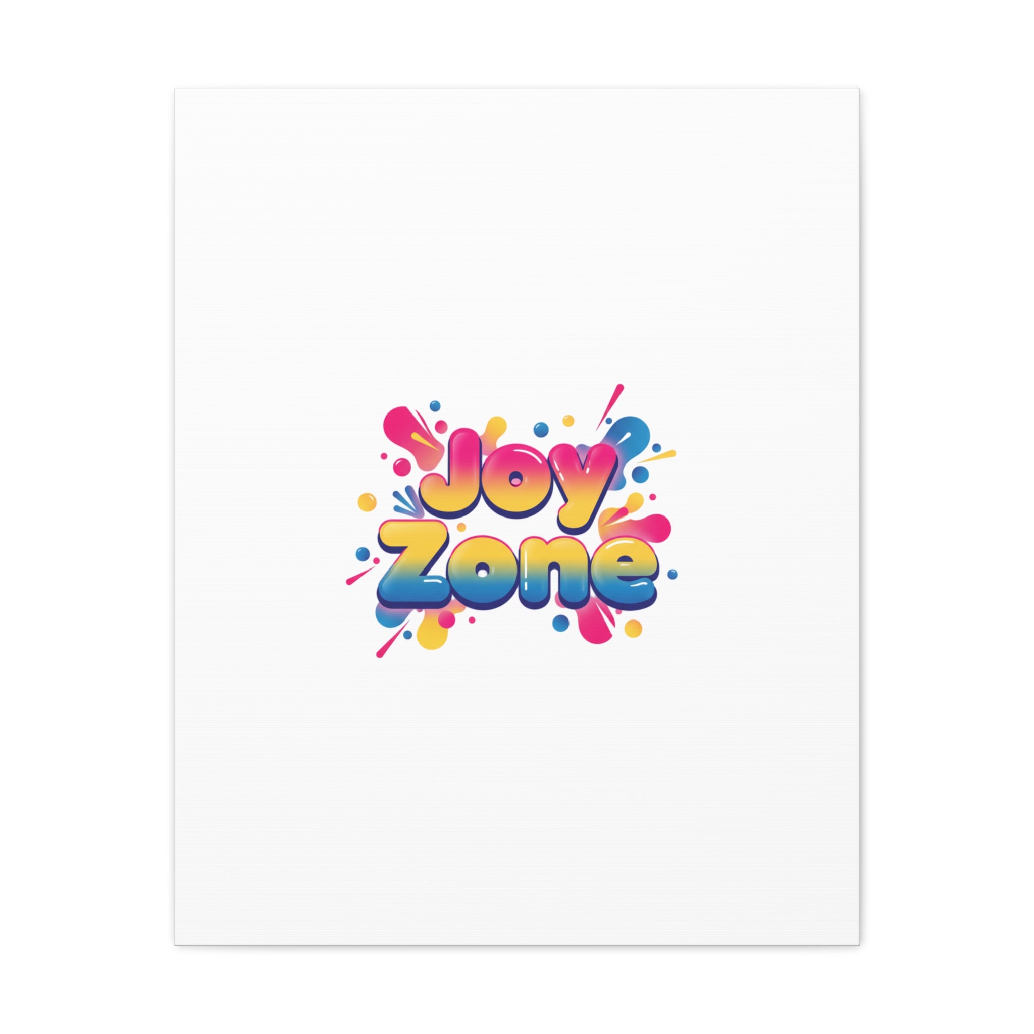 Joy Zone Canvas | Dopamine Decor, Neon Gradient Squishy Art