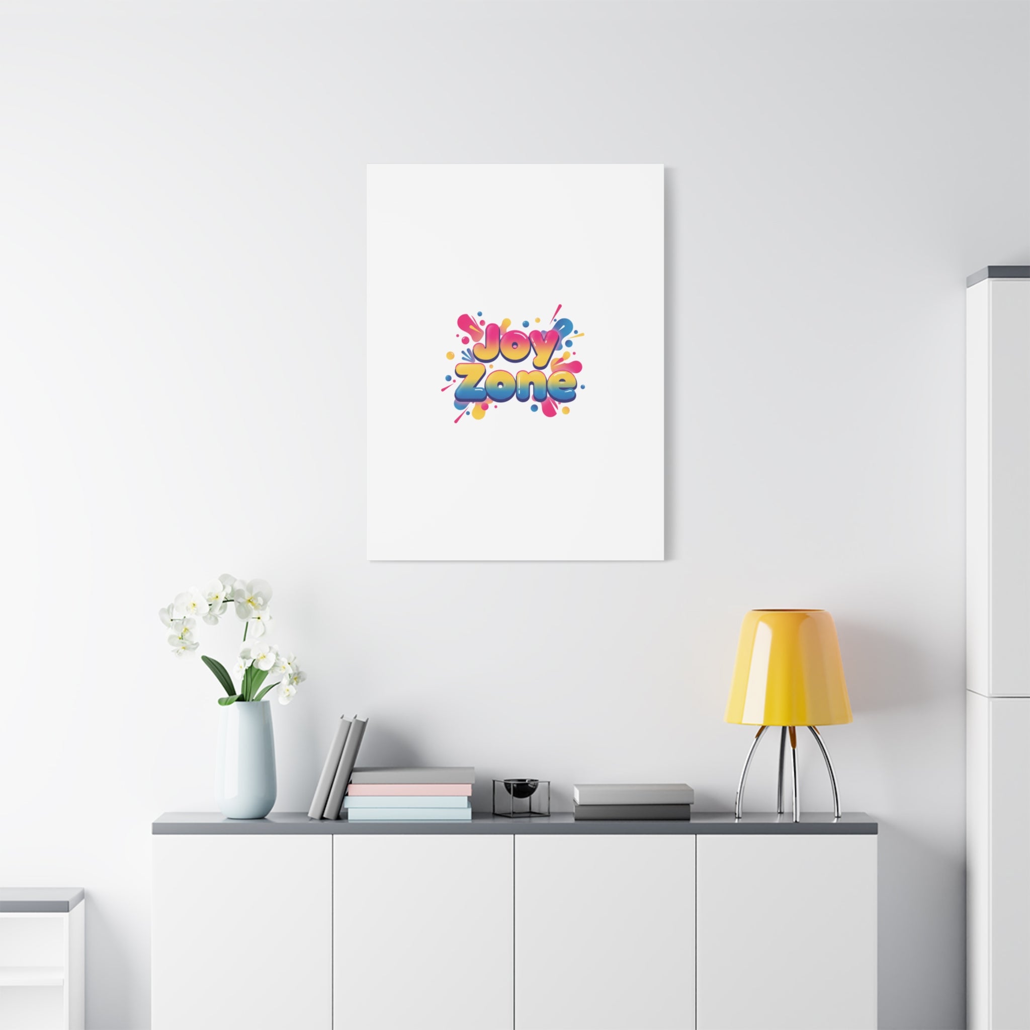 Joy Zone Canvas | Dopamine Decor, Neon Gradient Squishy Art