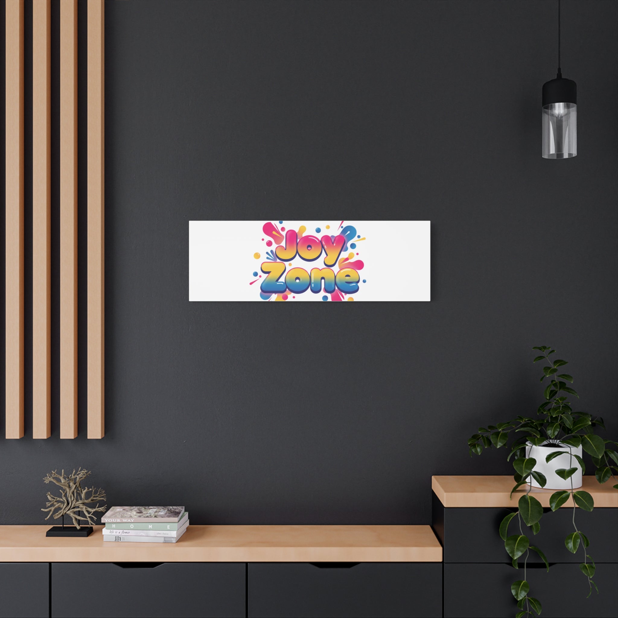 Joy Zone Canvas | Dopamine Decor, Neon Gradient Squishy Art