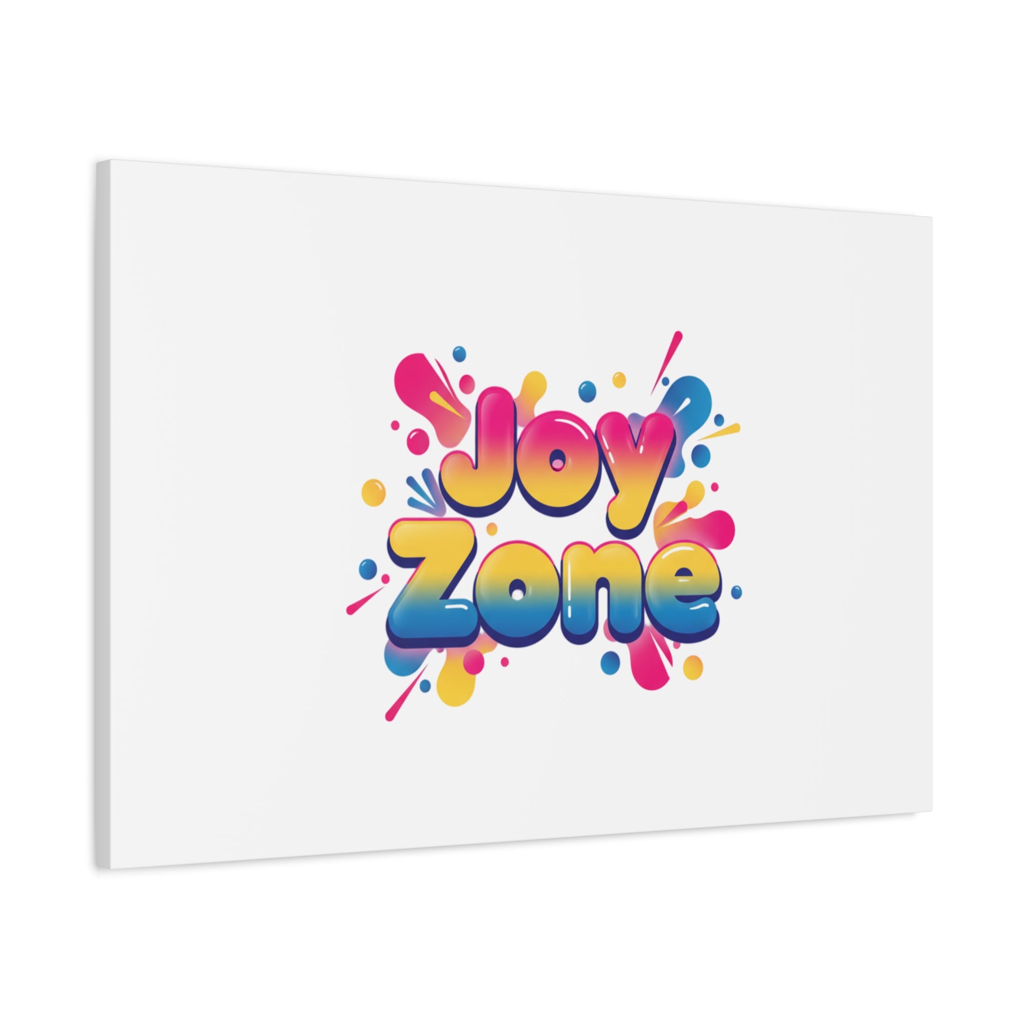 Joy Zone Canvas | Dopamine Decor, Neon Gradient Squishy Art