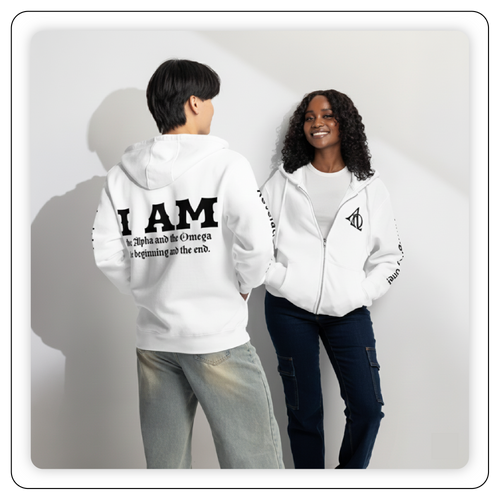 Alpha / Omega full zip hoodie